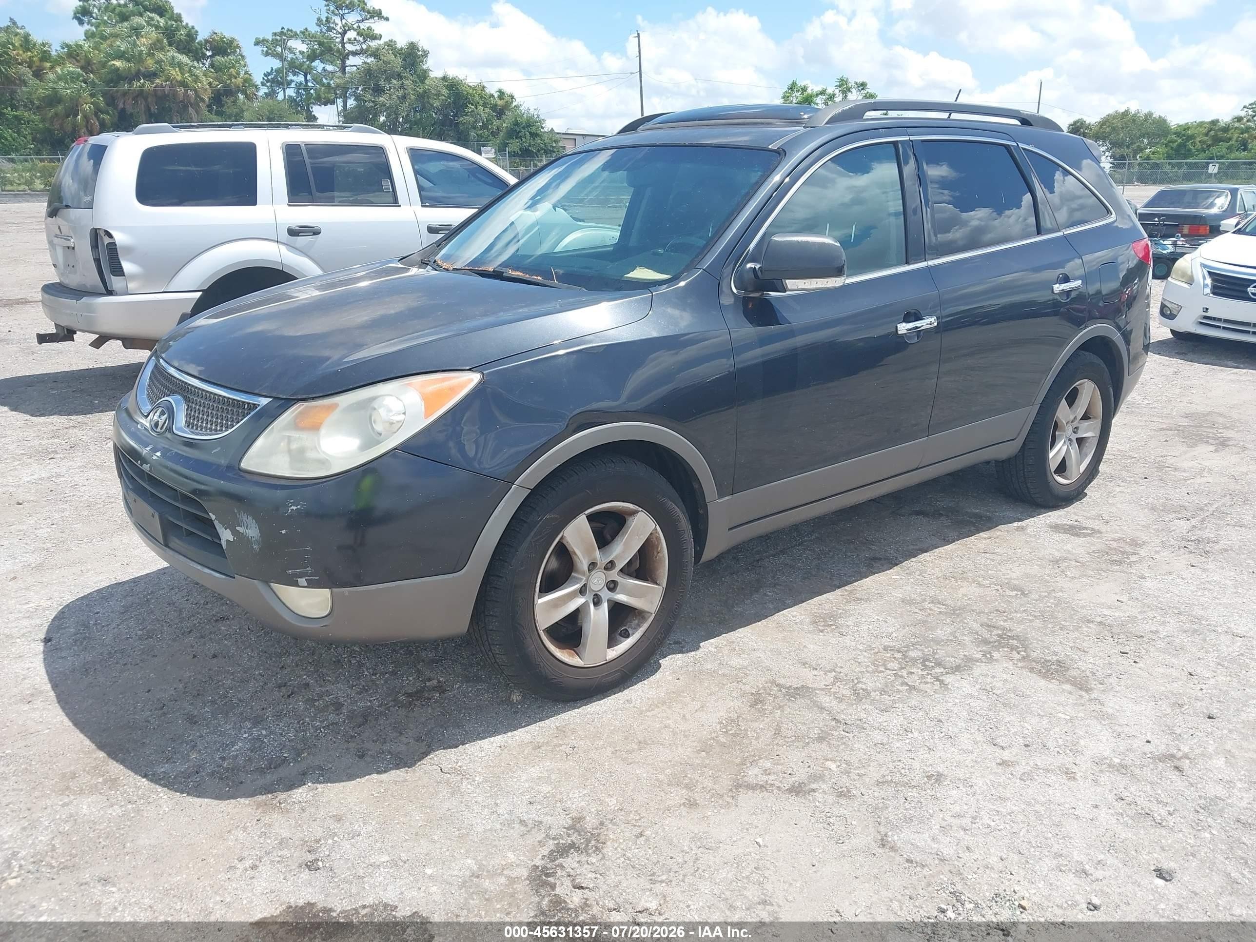 2008 Hyundai Veracruz Gls/limited/se Gray vin: KM8NU73C88U058401