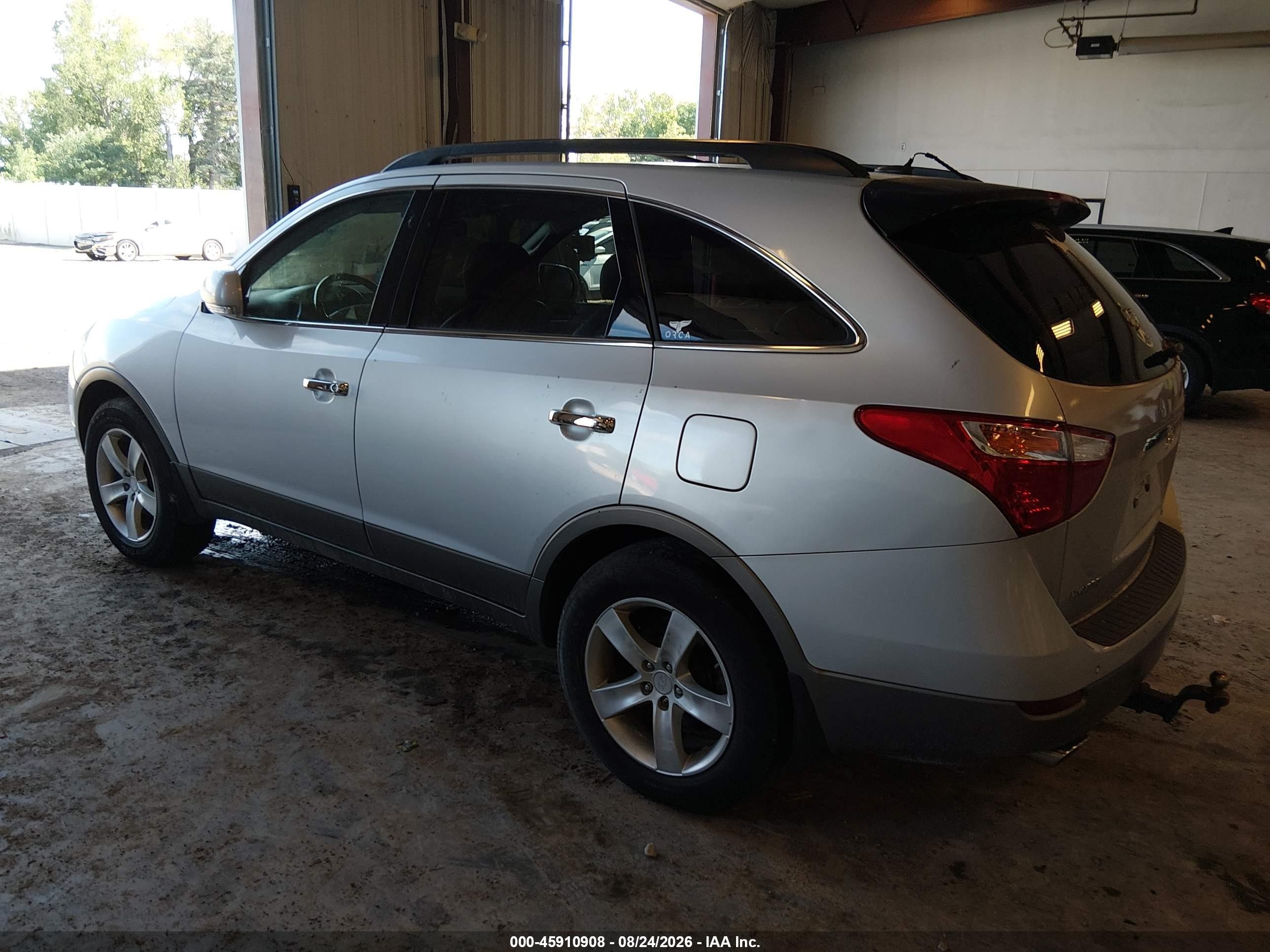 2008 Hyundai Veracruz Gls/limited/se Silver vin: KM8NU73C98U033135