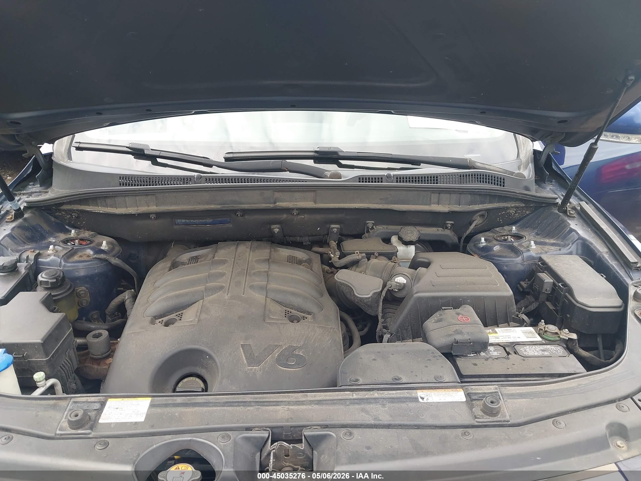 2008 Hyundai Veracruz   Dark Blue vin: KM8NU73C98U037637