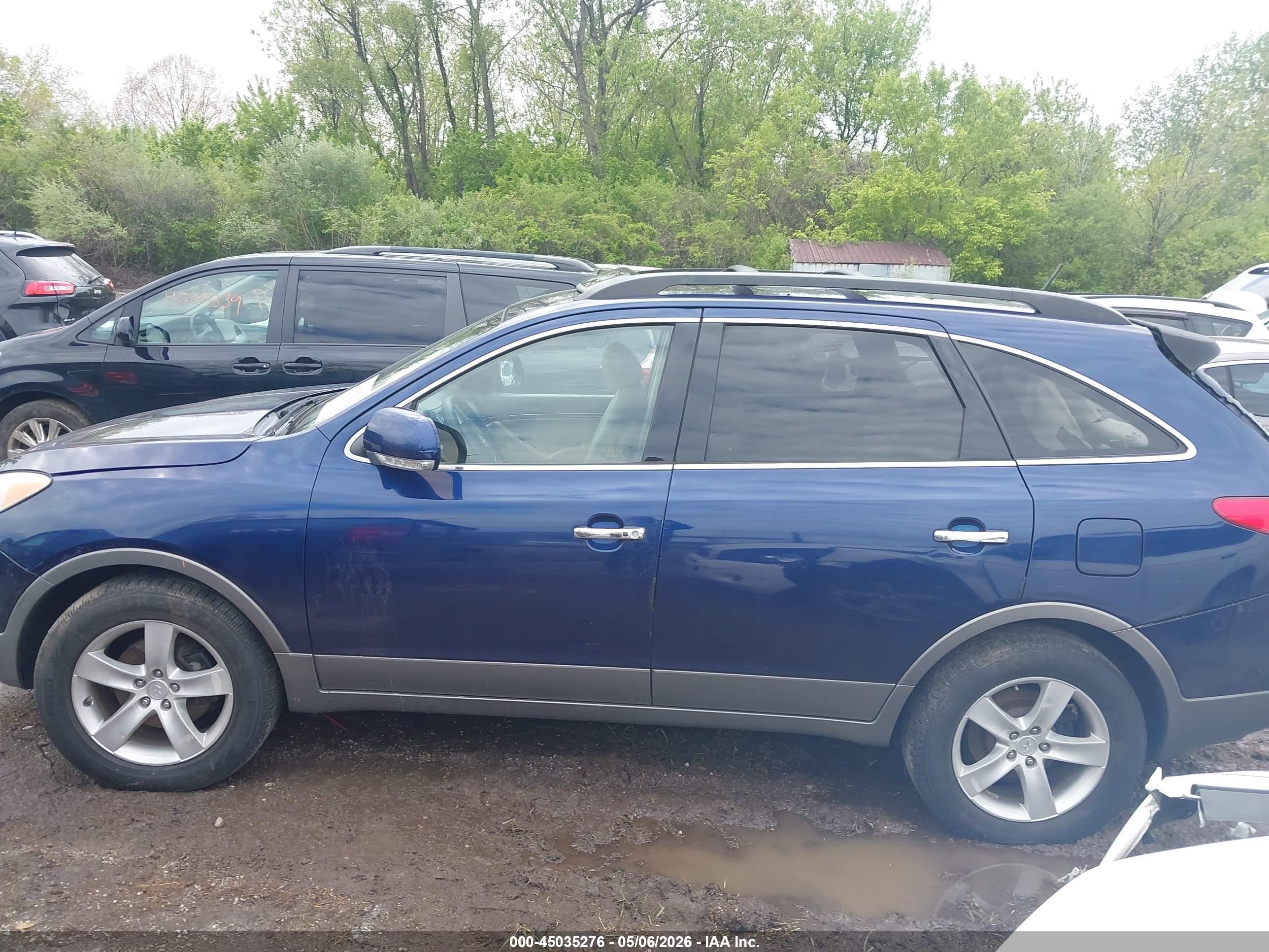 2008 Hyundai Veracruz   Dark Blue vin: KM8NU73C98U037637