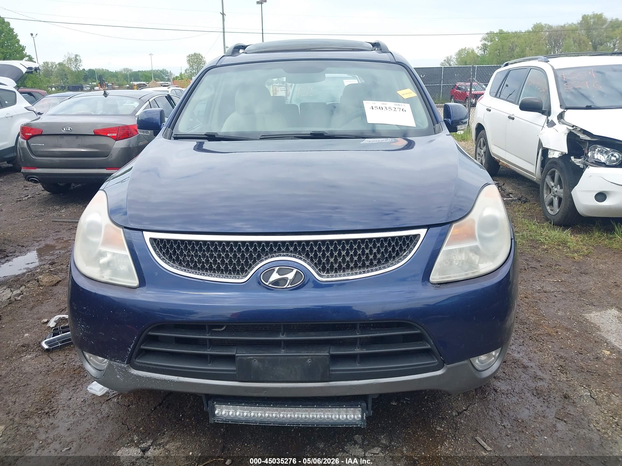 2008 Hyundai Veracruz   Dark Blue vin: KM8NU73C98U037637
