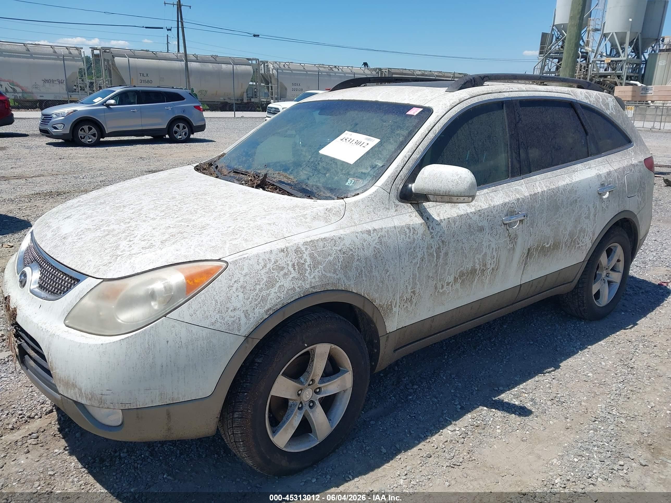 2008 Hyundai Veracruz Gls/limited/se White vin: KM8NU73C98U041316
