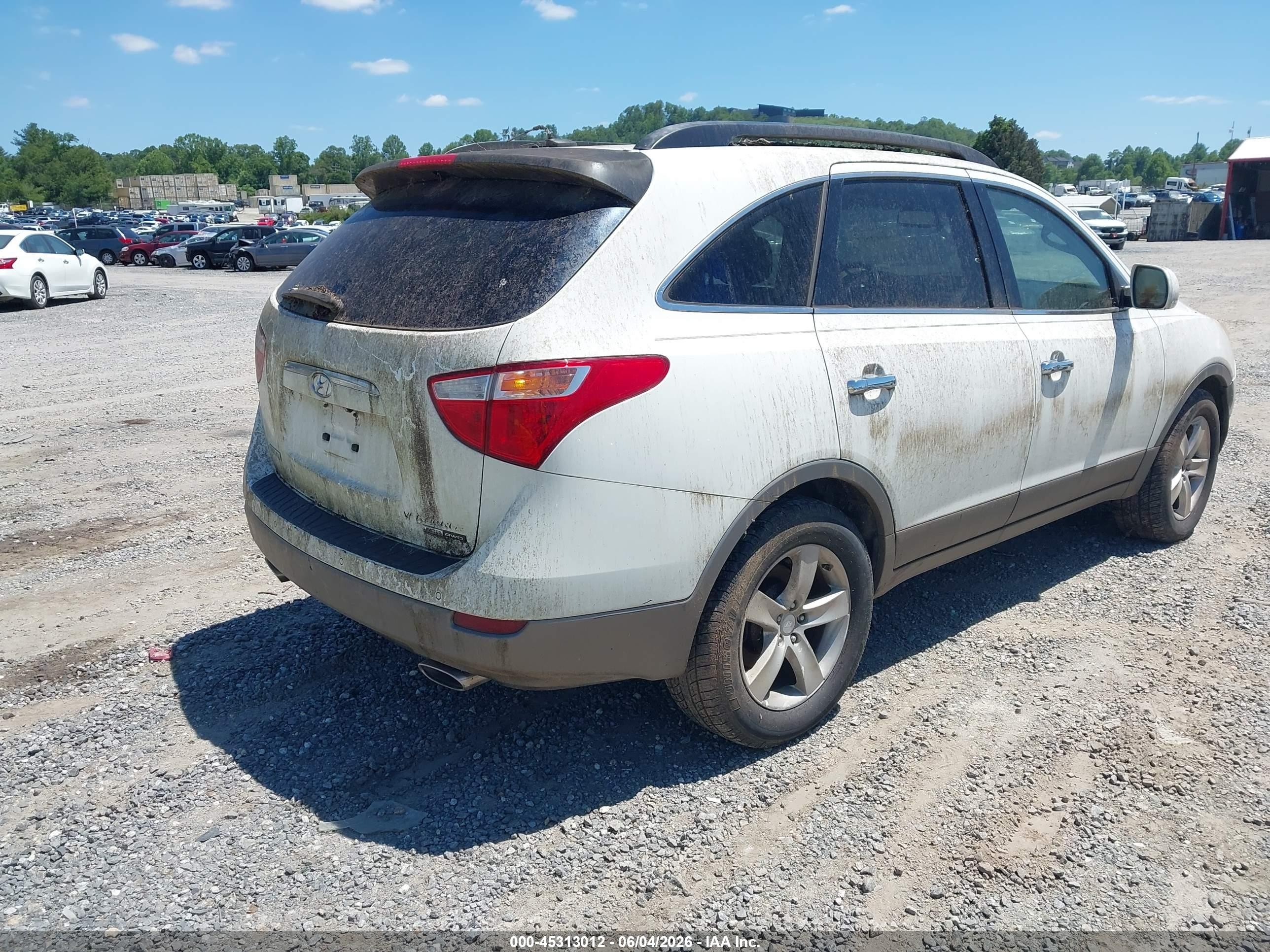 2008 Hyundai Veracruz Gls/limited/se White vin: KM8NU73C98U041316