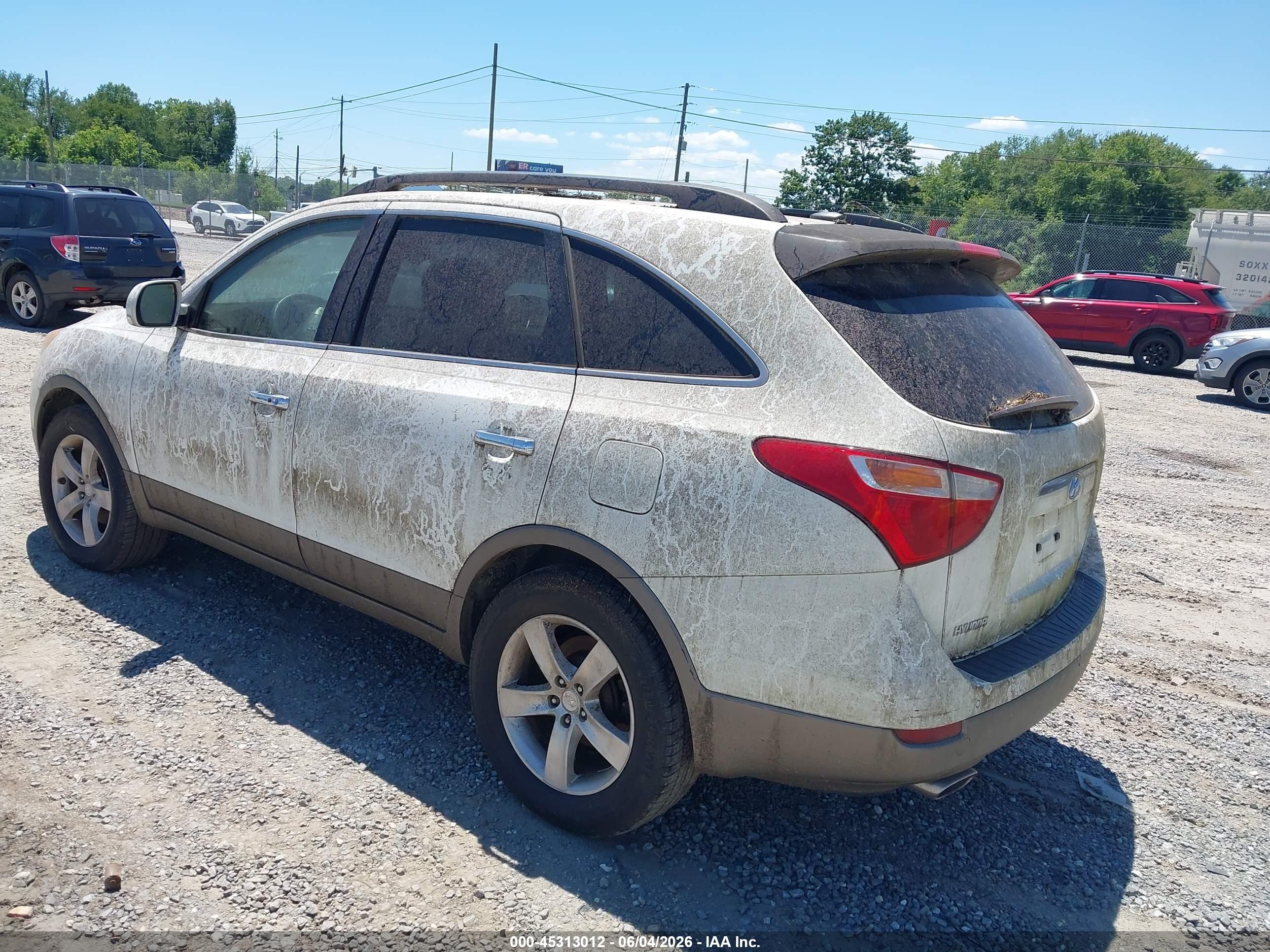 2008 Hyundai Veracruz Gls/limited/se White vin: KM8NU73C98U041316