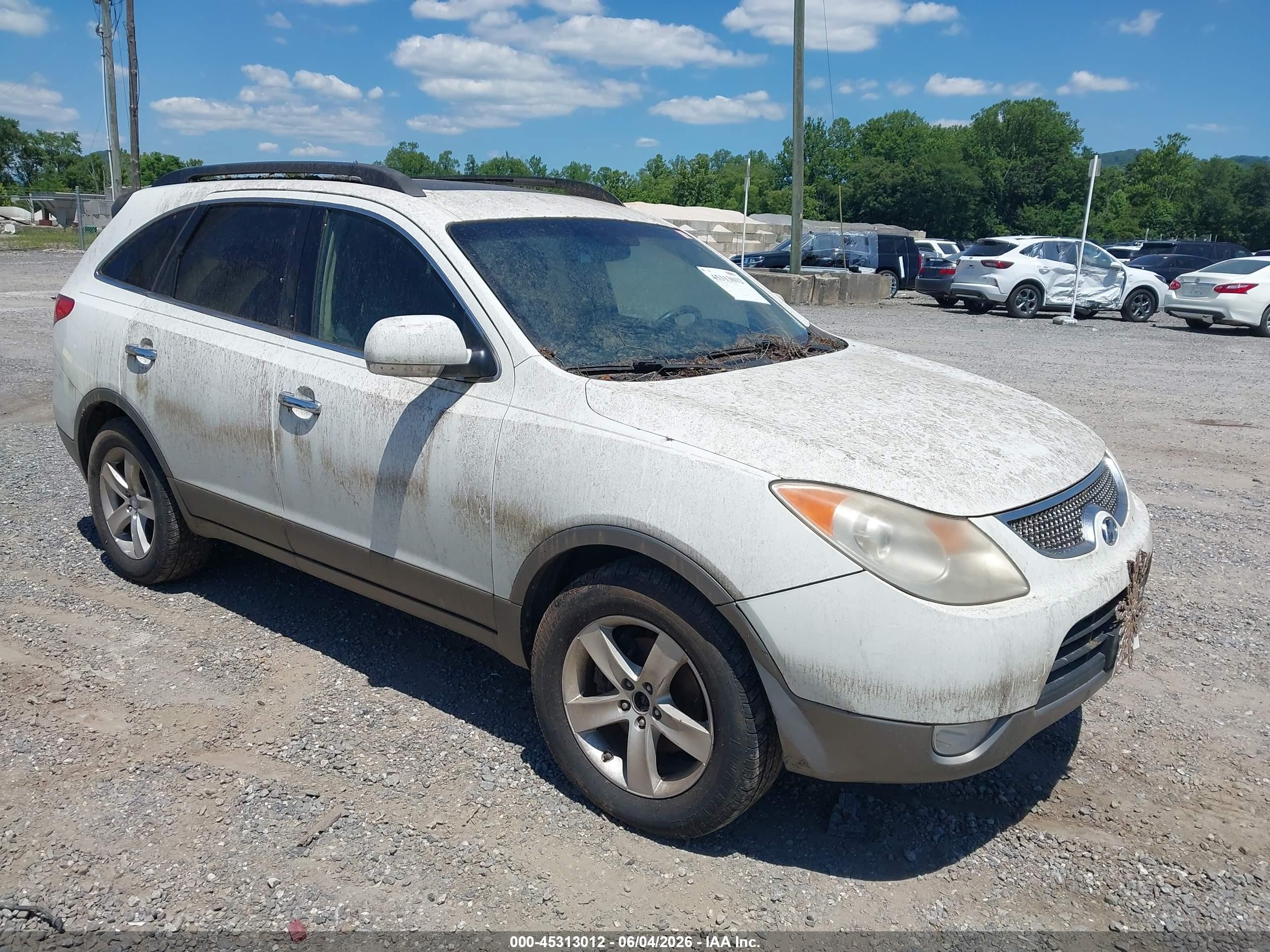 2008 Hyundai Veracruz Gls/limited/se White vin: KM8NU73C98U041316