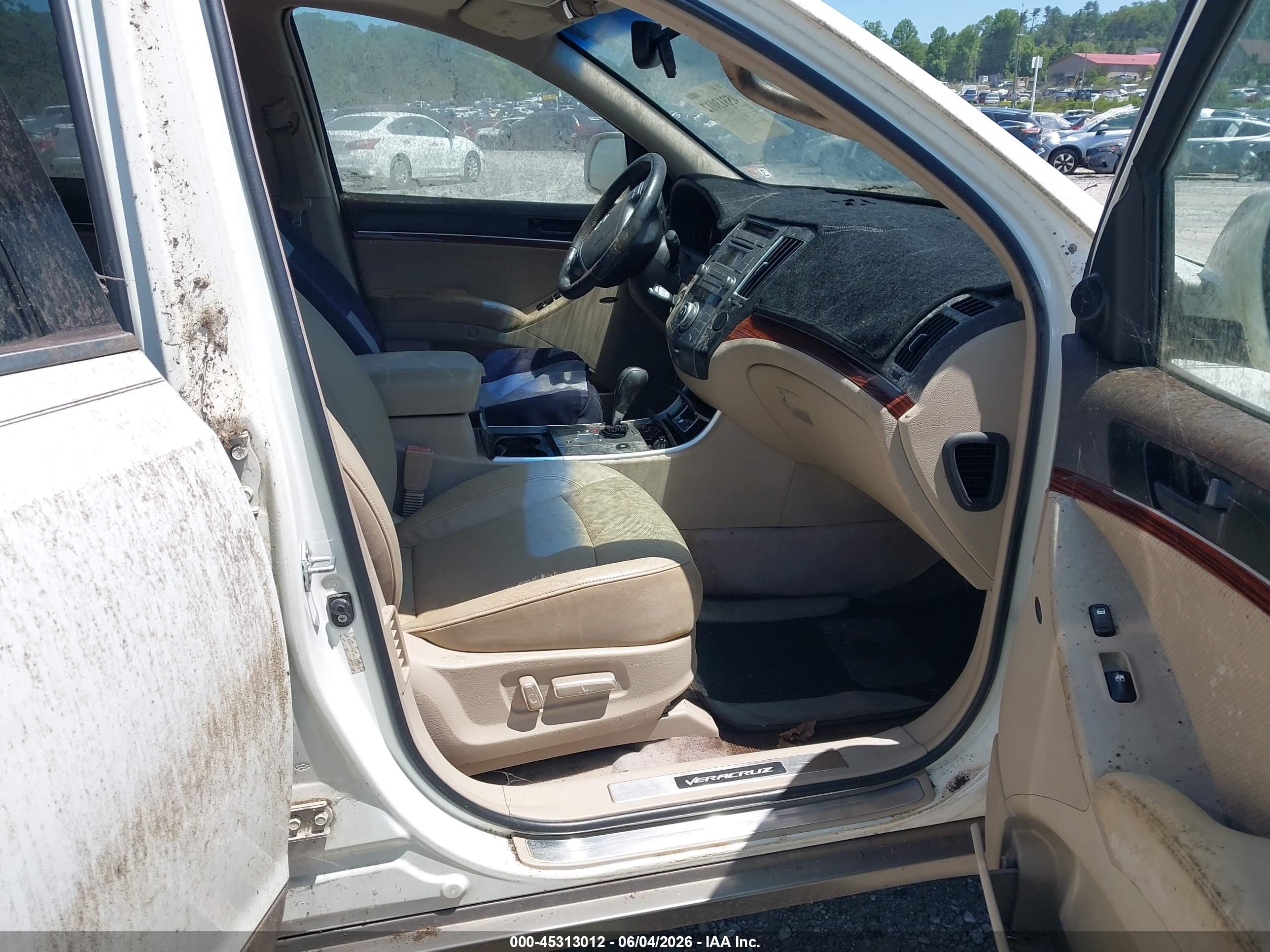 2008 Hyundai Veracruz Gls/limited/se White vin: KM8NU73C98U041316