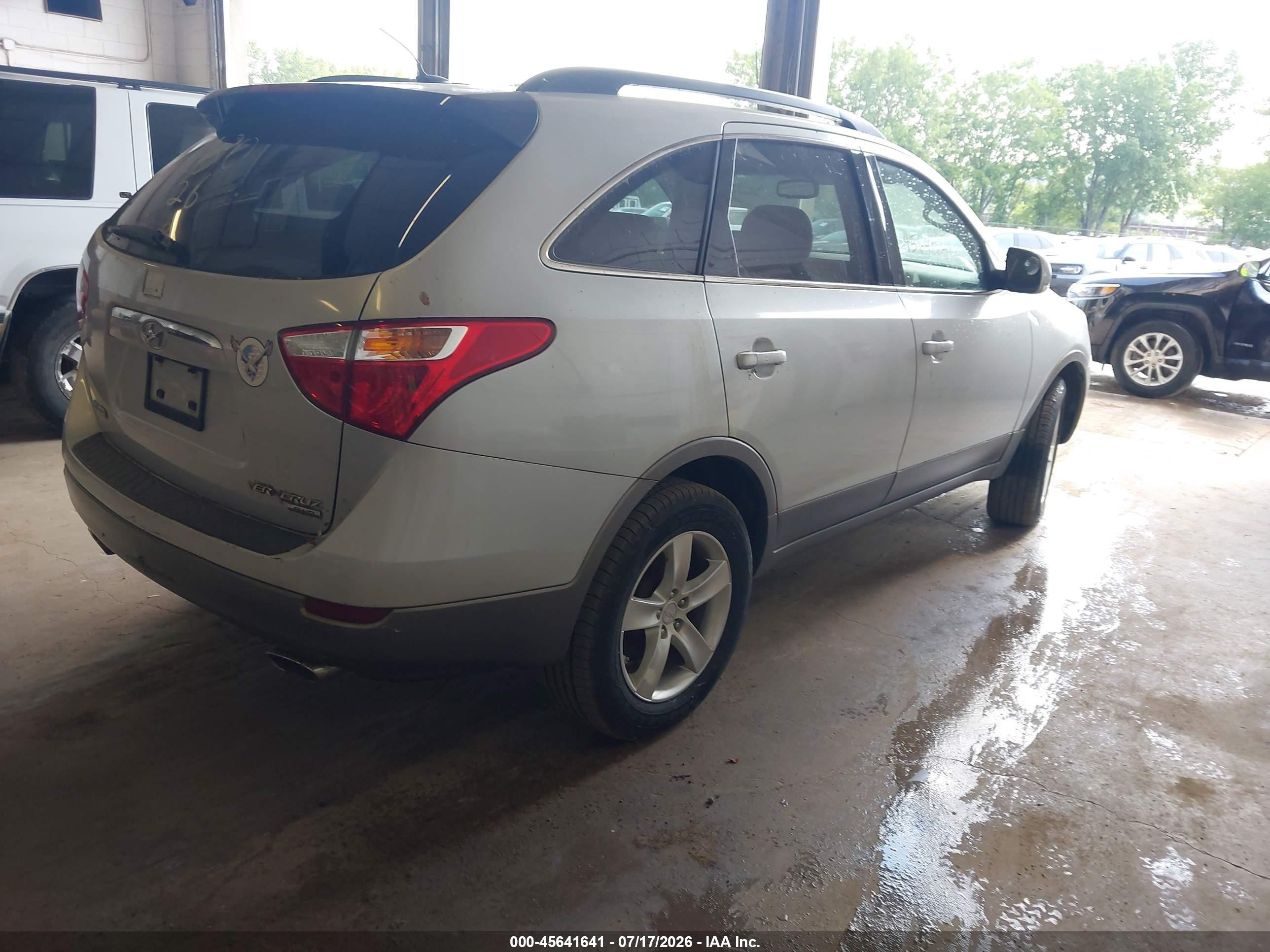 2008 Hyundai Veracruz Gls/limited/se Gray vin: KM8NU73C98U043471