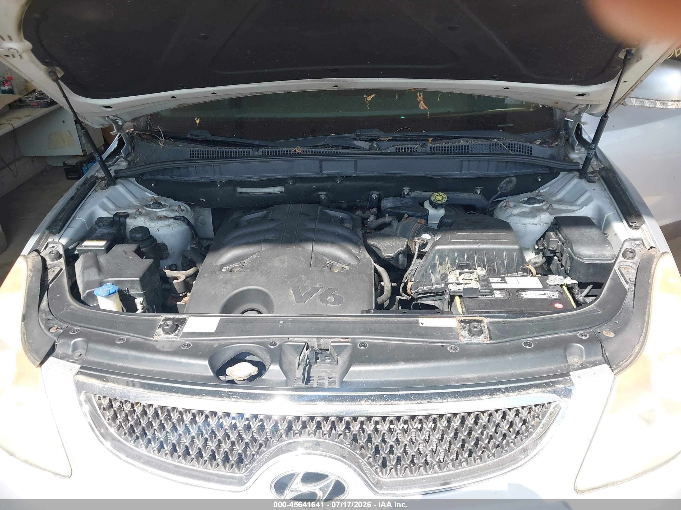 2008 Hyundai Veracruz Gls/limited/se Gray vin: KM8NU73C98U043471