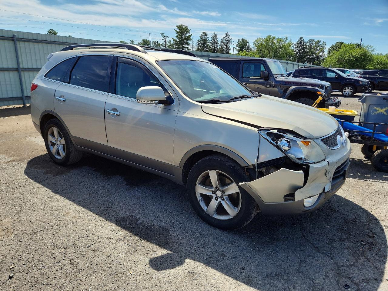 2008 Hyundai Veracruz Gls Tan vin: KM8NU73CX8U043429