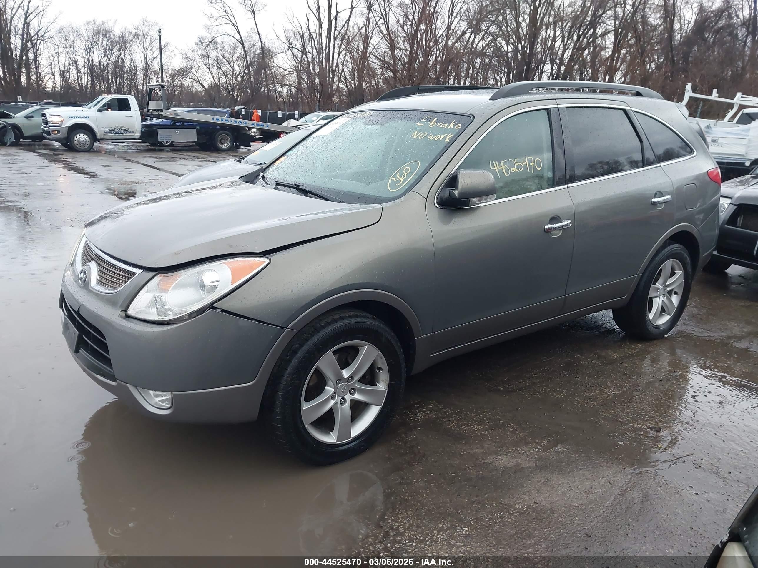 2008 Hyundai Veracruz Gls/limited/se Gray vin: KM8NU73CX8U058092