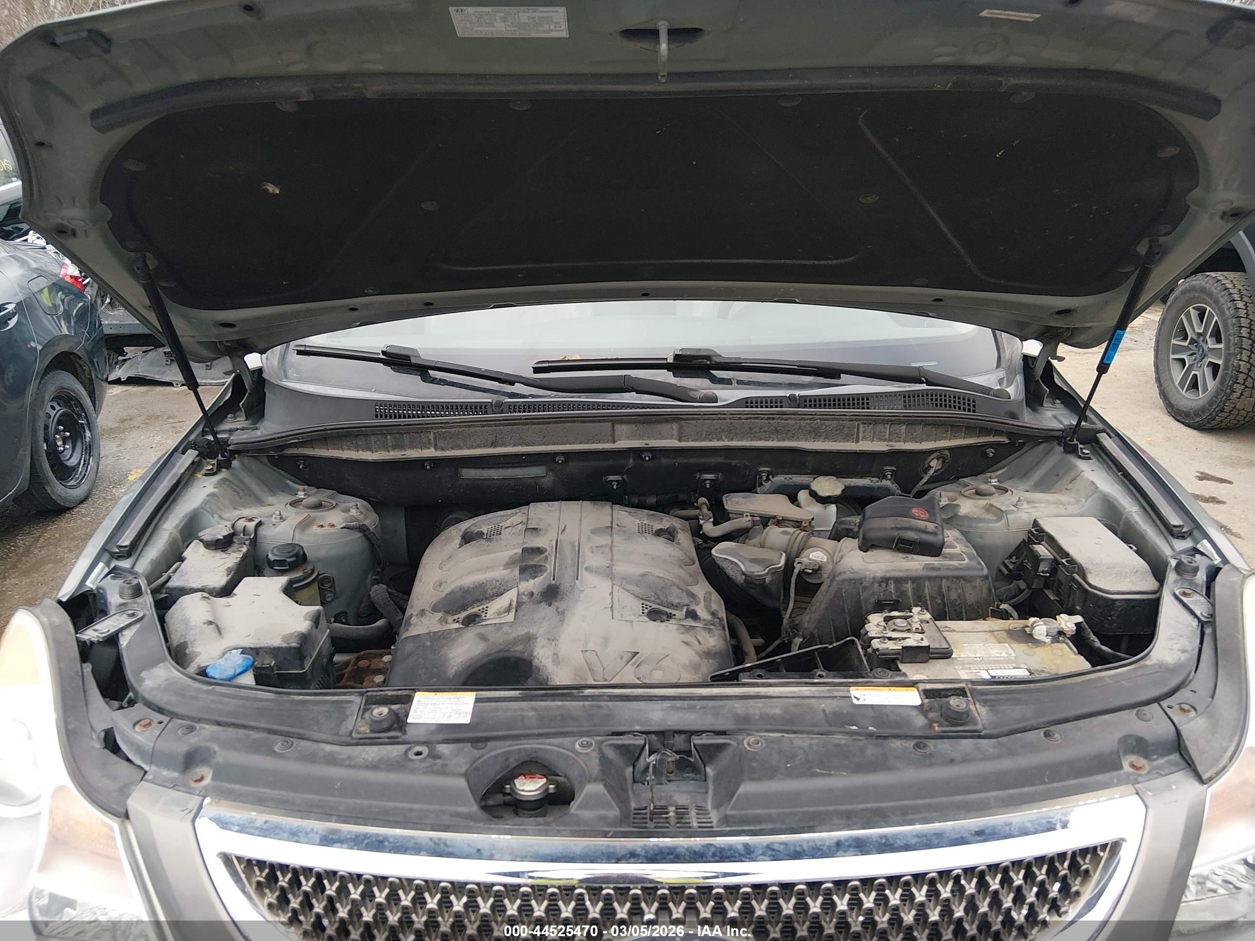 2008 Hyundai Veracruz Gls/limited/se Gray vin: KM8NU73CX8U058092