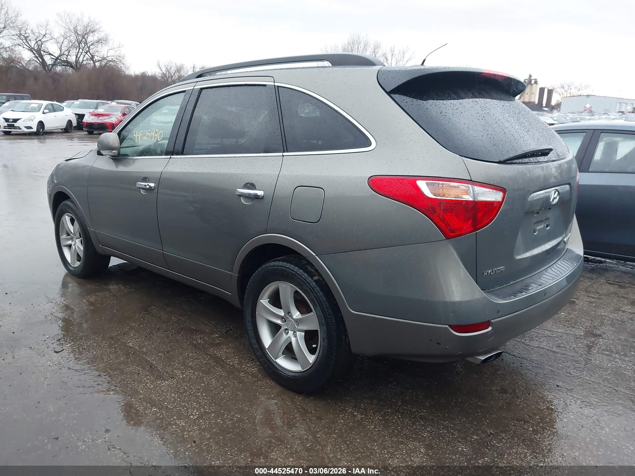 2008 Hyundai Veracruz Gls/limited/se Gray vin: KM8NU73CX8U058092