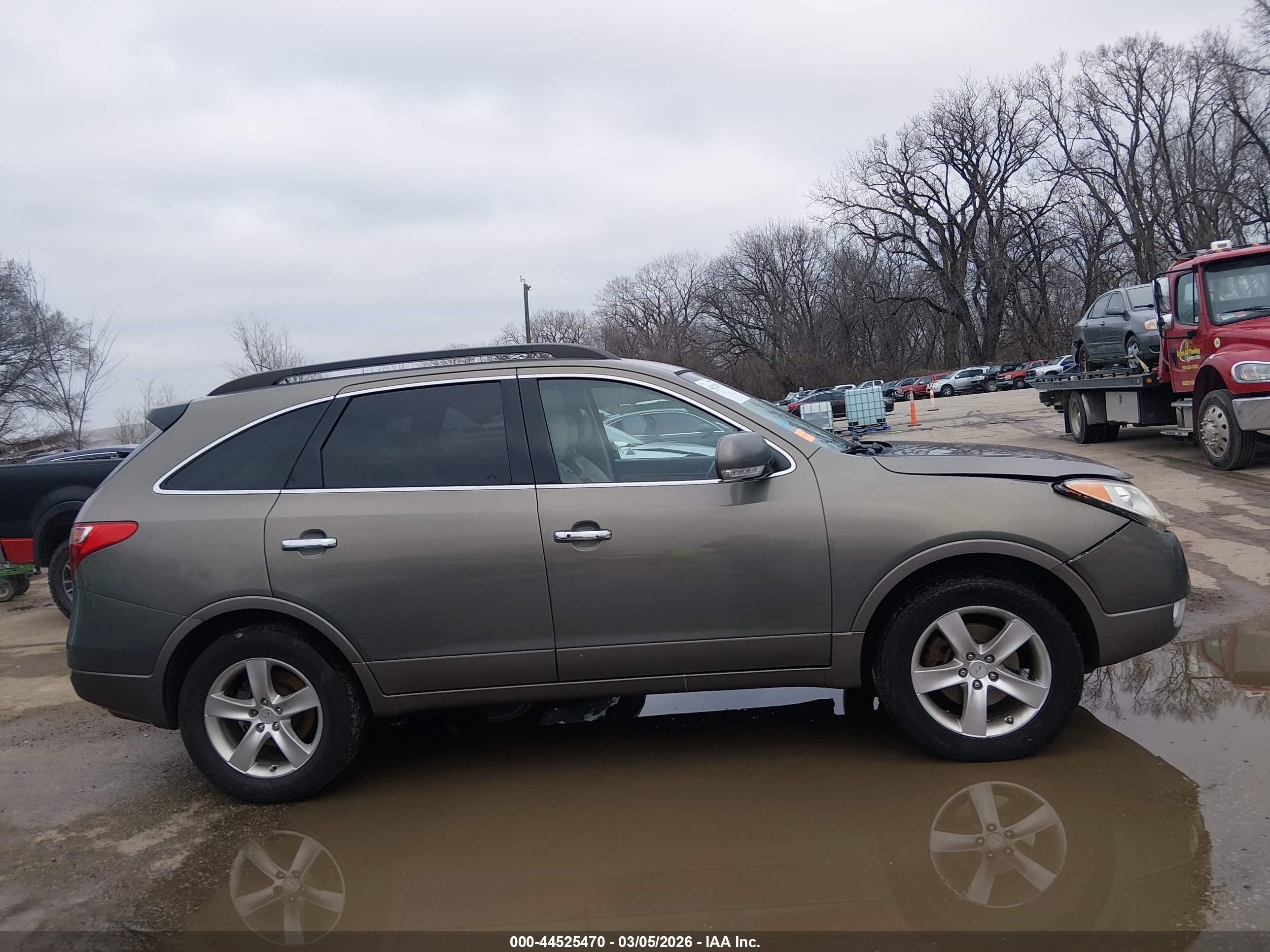 2008 Hyundai Veracruz Gls/limited/se Gray vin: KM8NU73CX8U058092