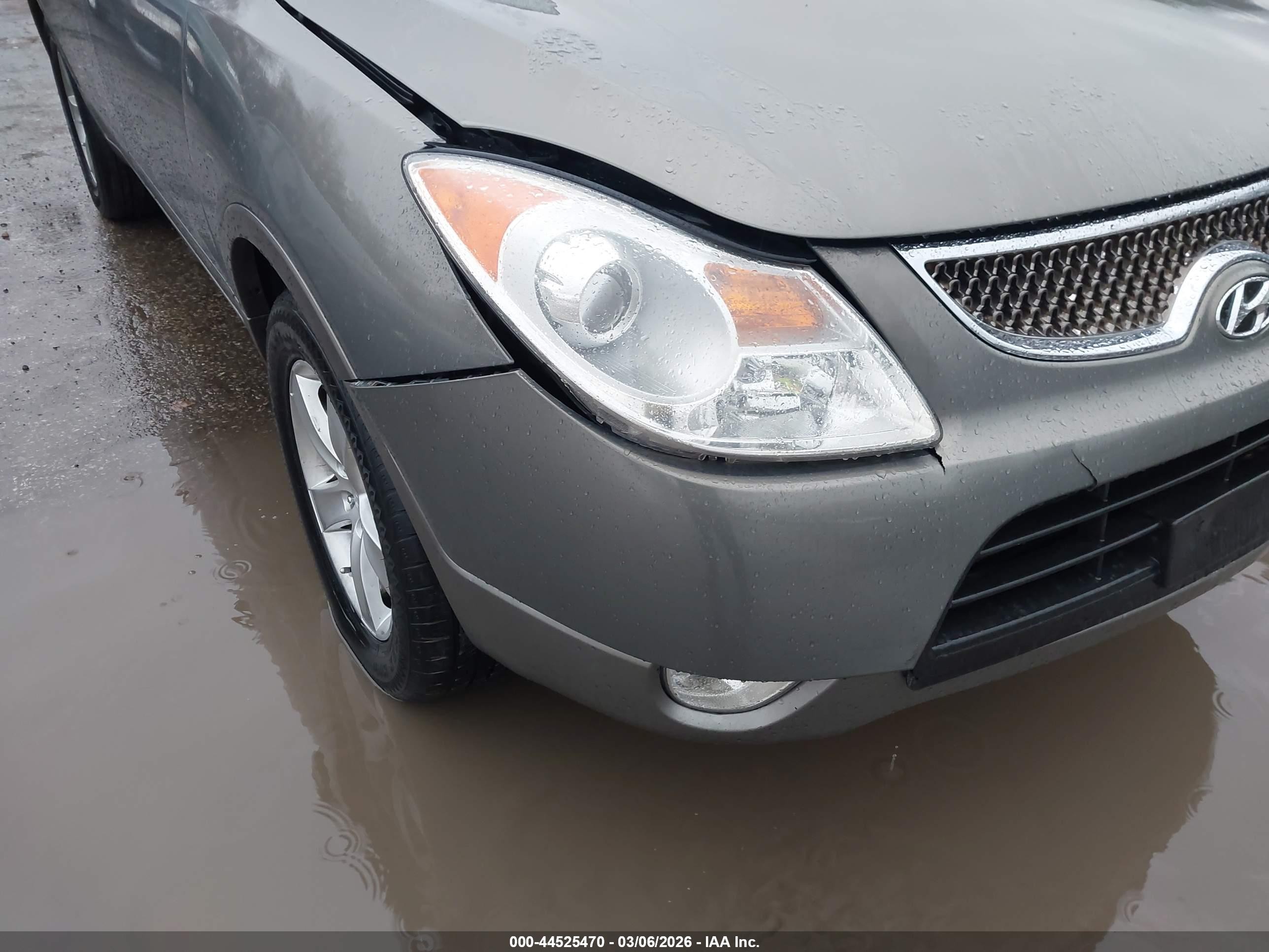 2008 Hyundai Veracruz Gls/limited/se Gray vin: KM8NU73CX8U058092