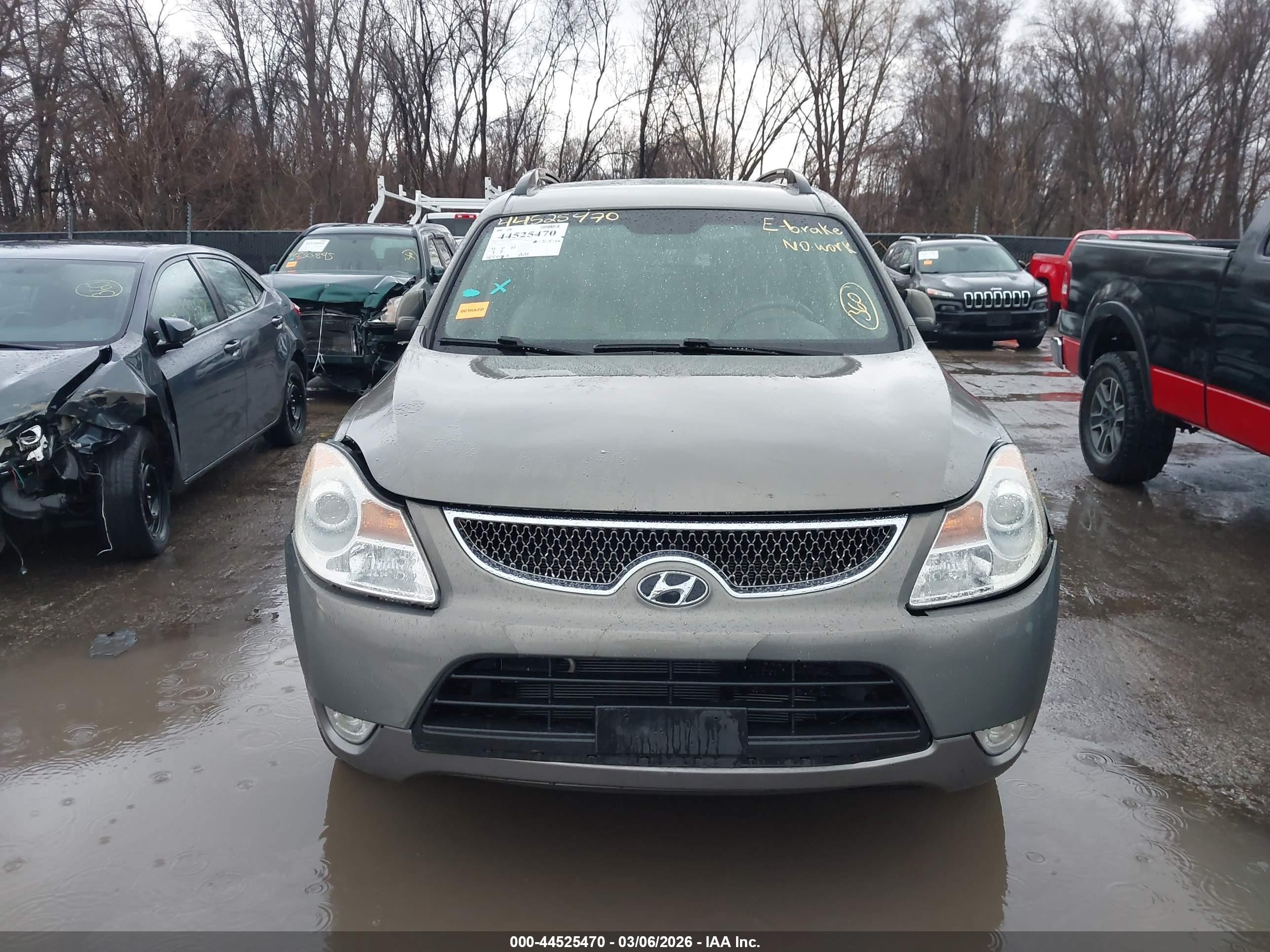 2008 Hyundai Veracruz Gls/limited/se Gray vin: KM8NU73CX8U058092