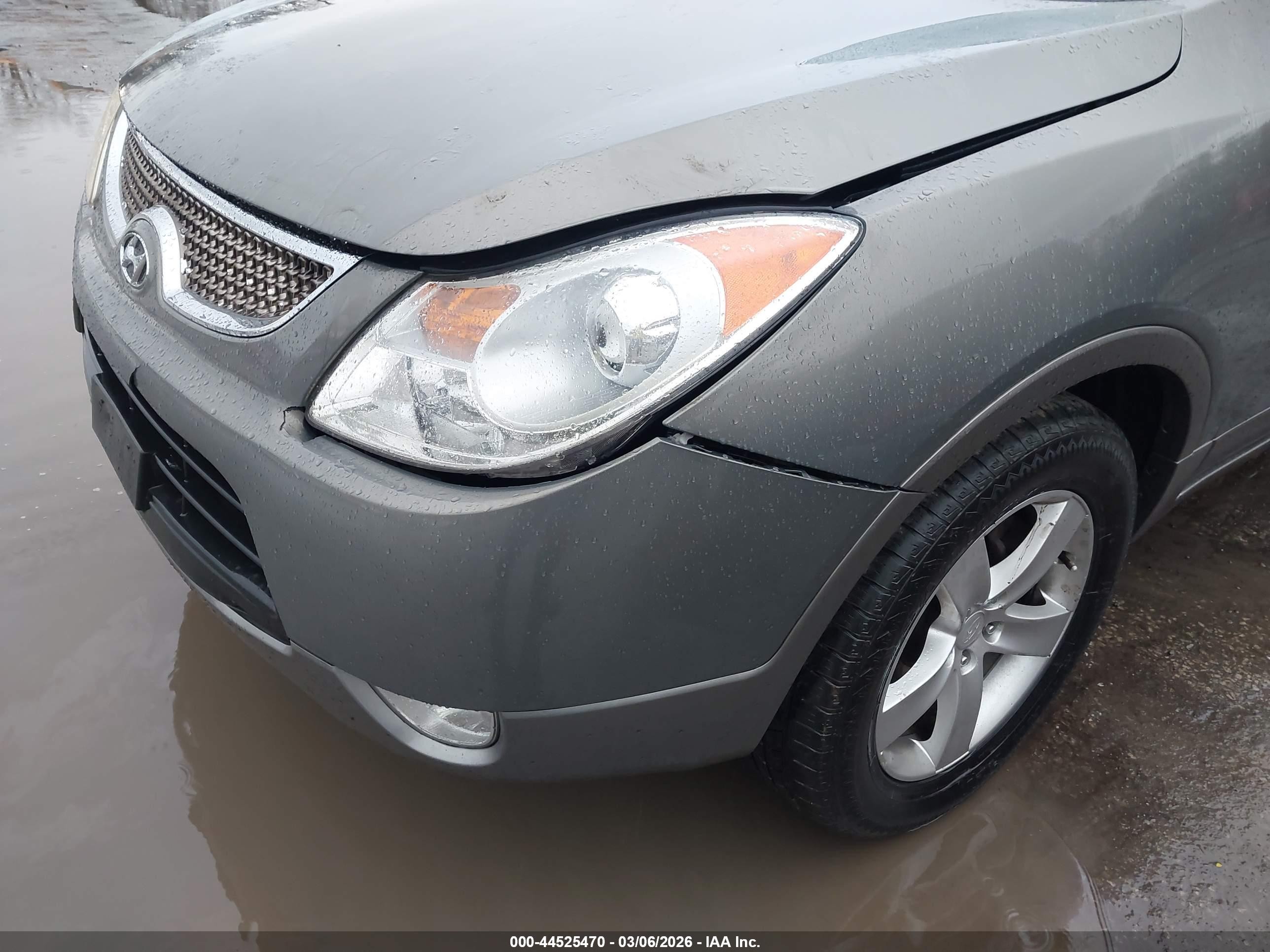 2008 Hyundai Veracruz Gls/limited/se Gray vin: KM8NU73CX8U058092