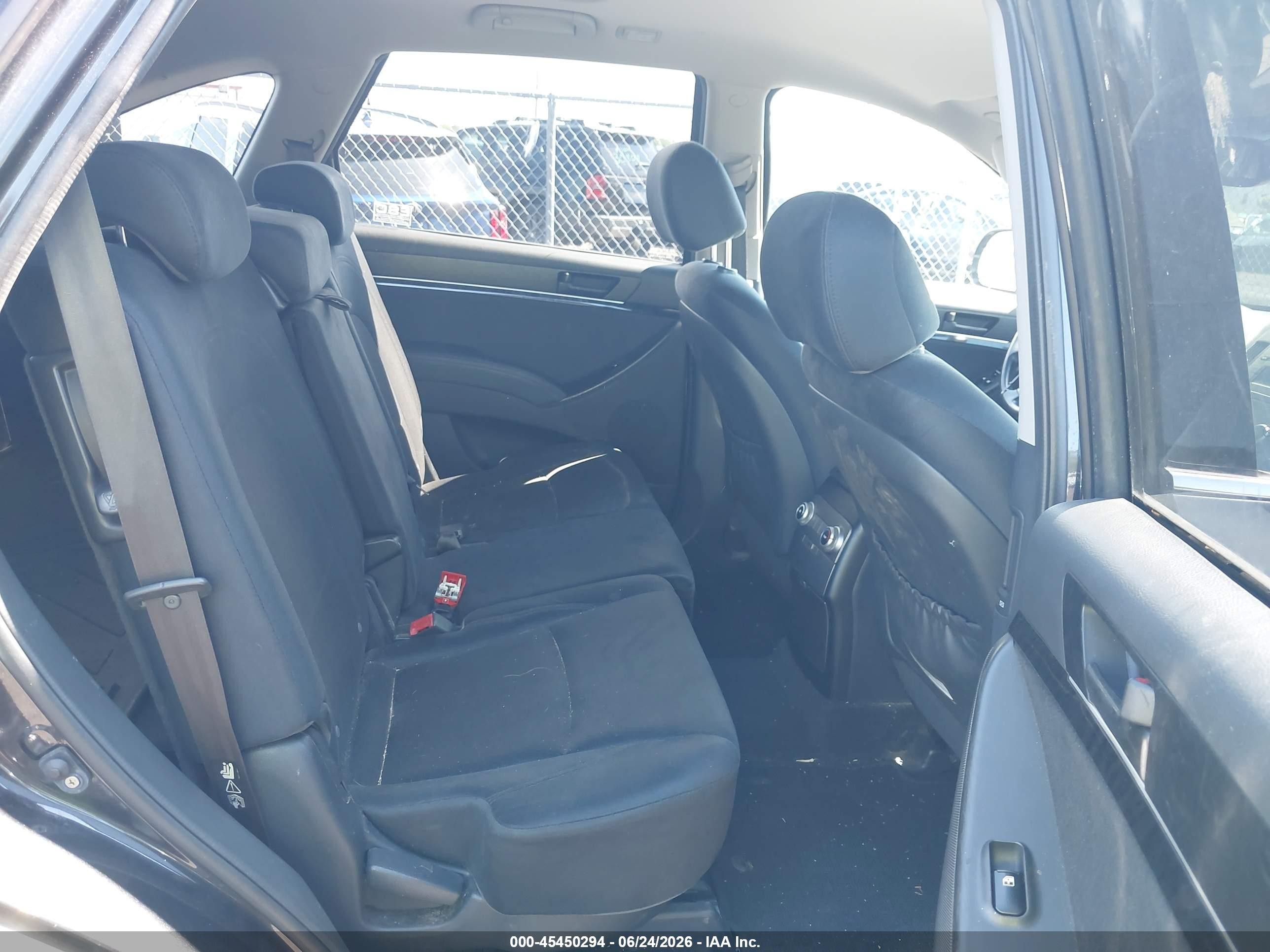 2008 Hyundai Veracruz Gls/limited/se Black vin: KM8NU73CX8U076883
