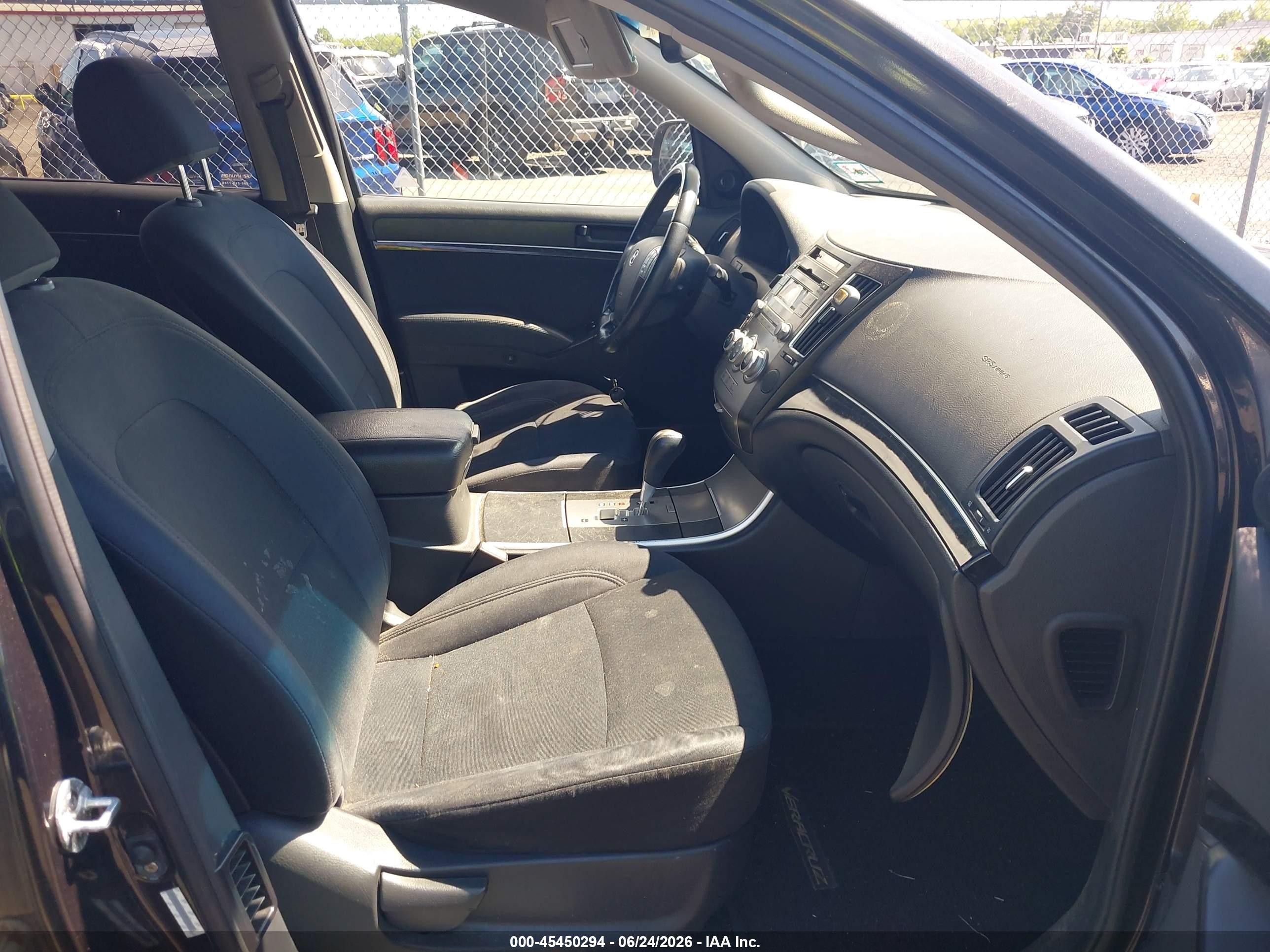 2008 Hyundai Veracruz Gls/limited/se Black vin: KM8NU73CX8U076883