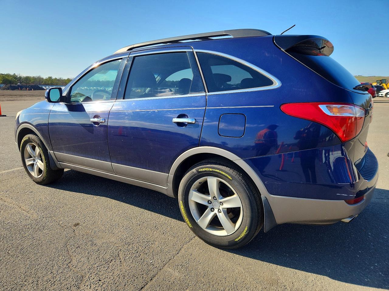 2009 Hyundai Veracruz Limited Синий vin: KM8NU73CX9U081602