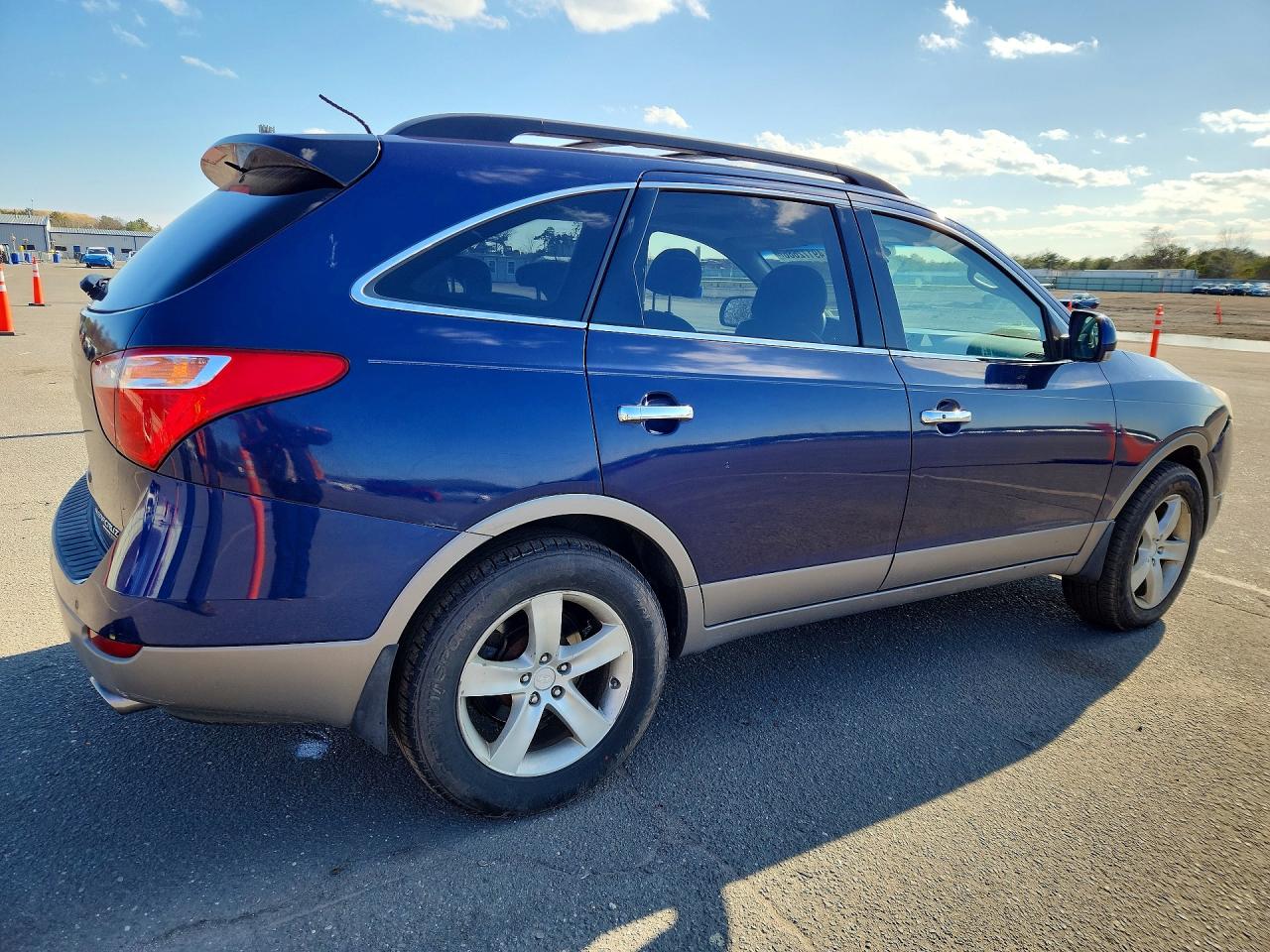 2009 Hyundai Veracruz Limited Синий vin: KM8NU73CX9U081602