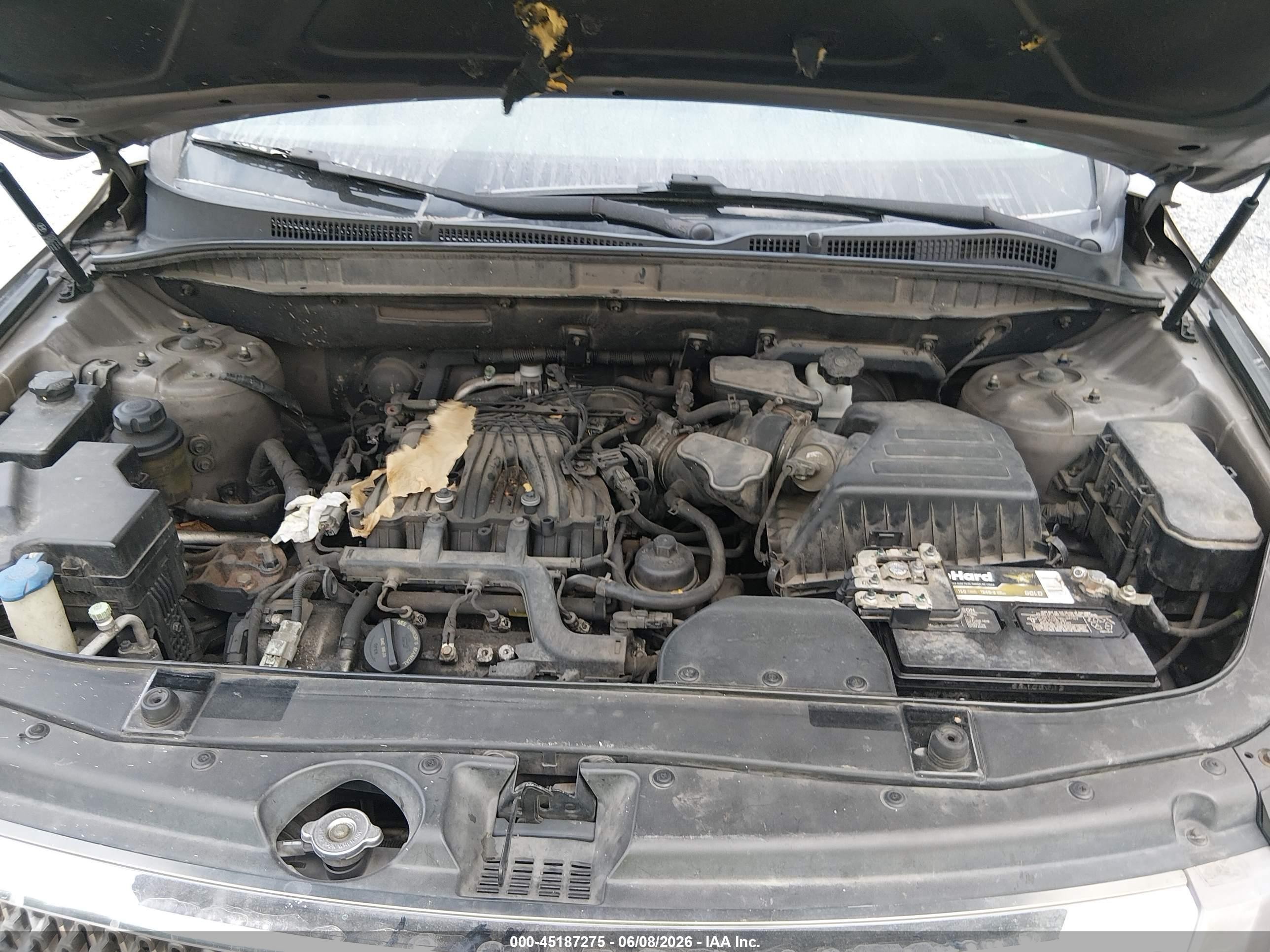 2011 Hyundai Veracruz Gls Brown vin: KM8NUDCC0BU145618