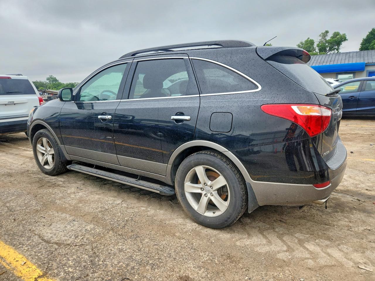 2011 Hyundai Veracruz Limited Black vin: KM8NUDCC0BU163150
