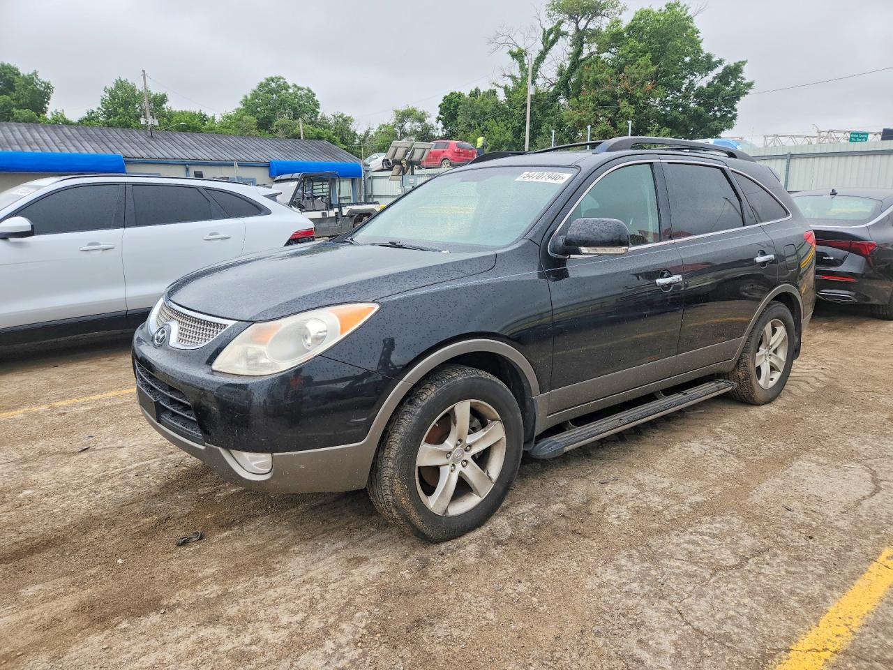 2011 Hyundai Veracruz Limited Black vin: KM8NUDCC0BU163150