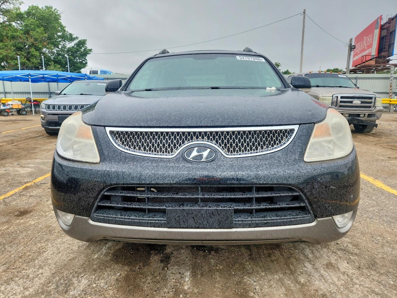 2011 Hyundai Veracruz Limited Black vin: KM8NUDCC0BU163150