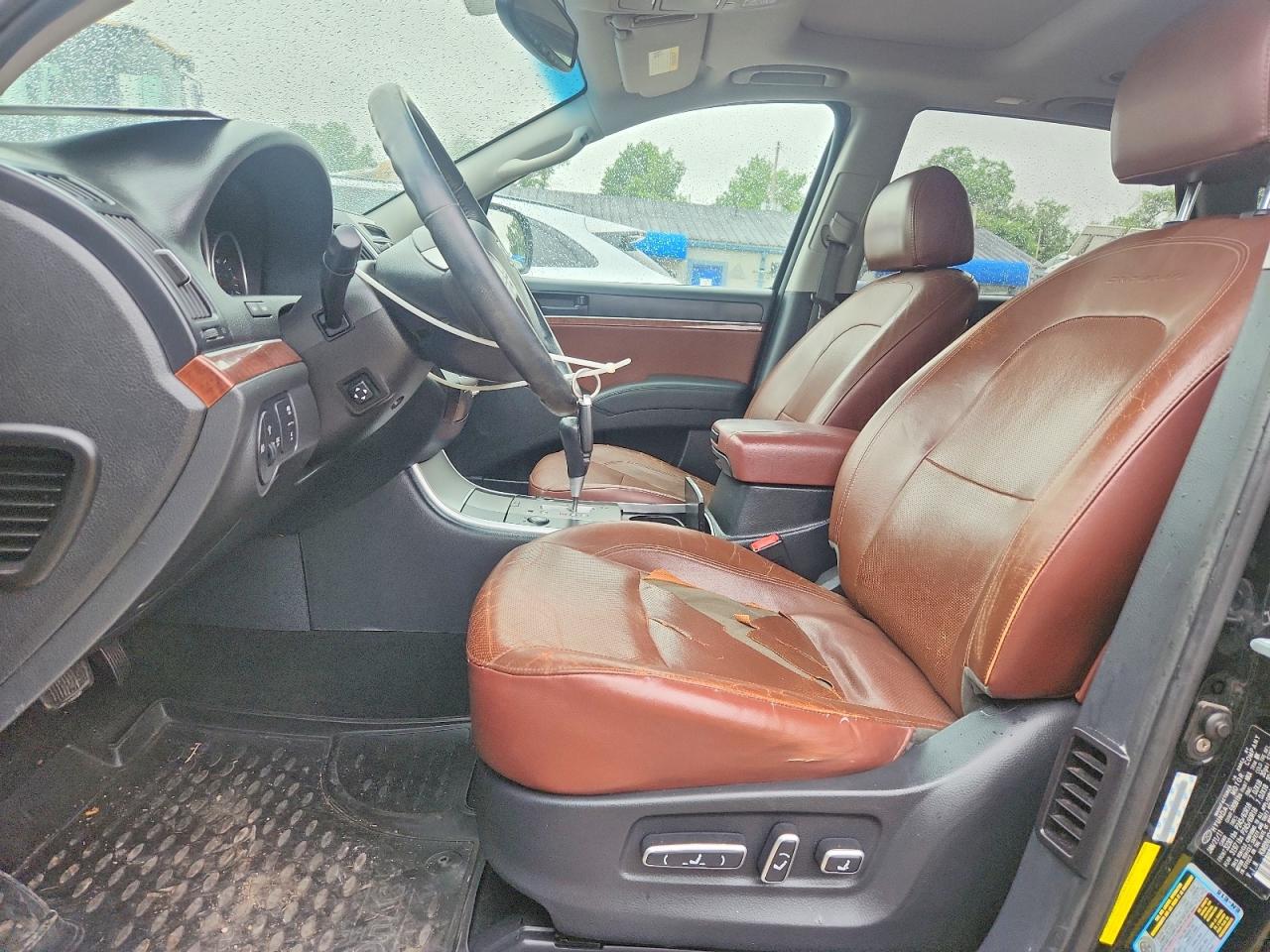 2011 Hyundai Veracruz Limited Black vin: KM8NUDCC0BU163150