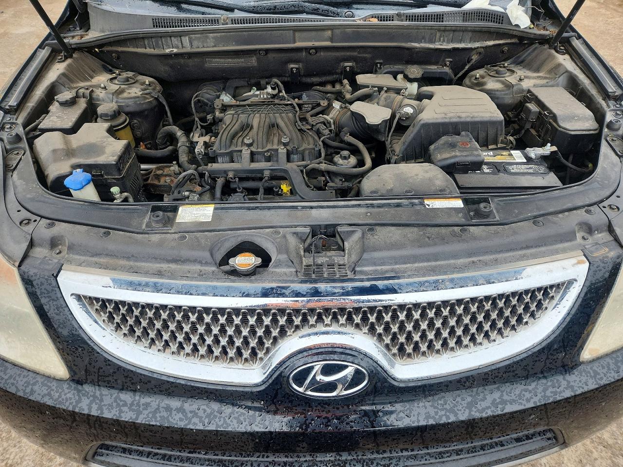 2011 Hyundai Veracruz Limited Black vin: KM8NUDCC0BU163150