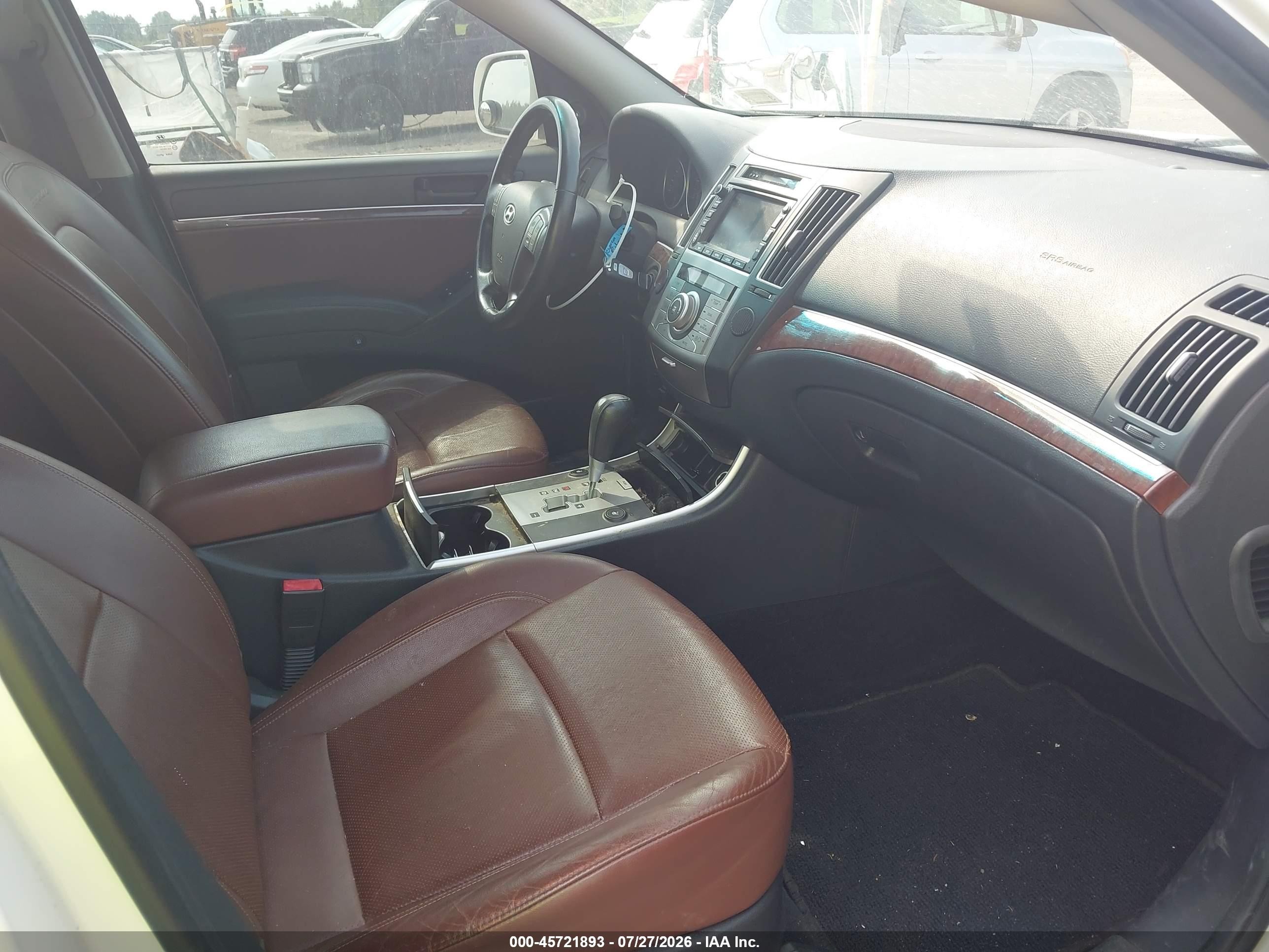 2011 Hyundai Veracruz Limited Белый vin: KM8NUDCC0BU167151