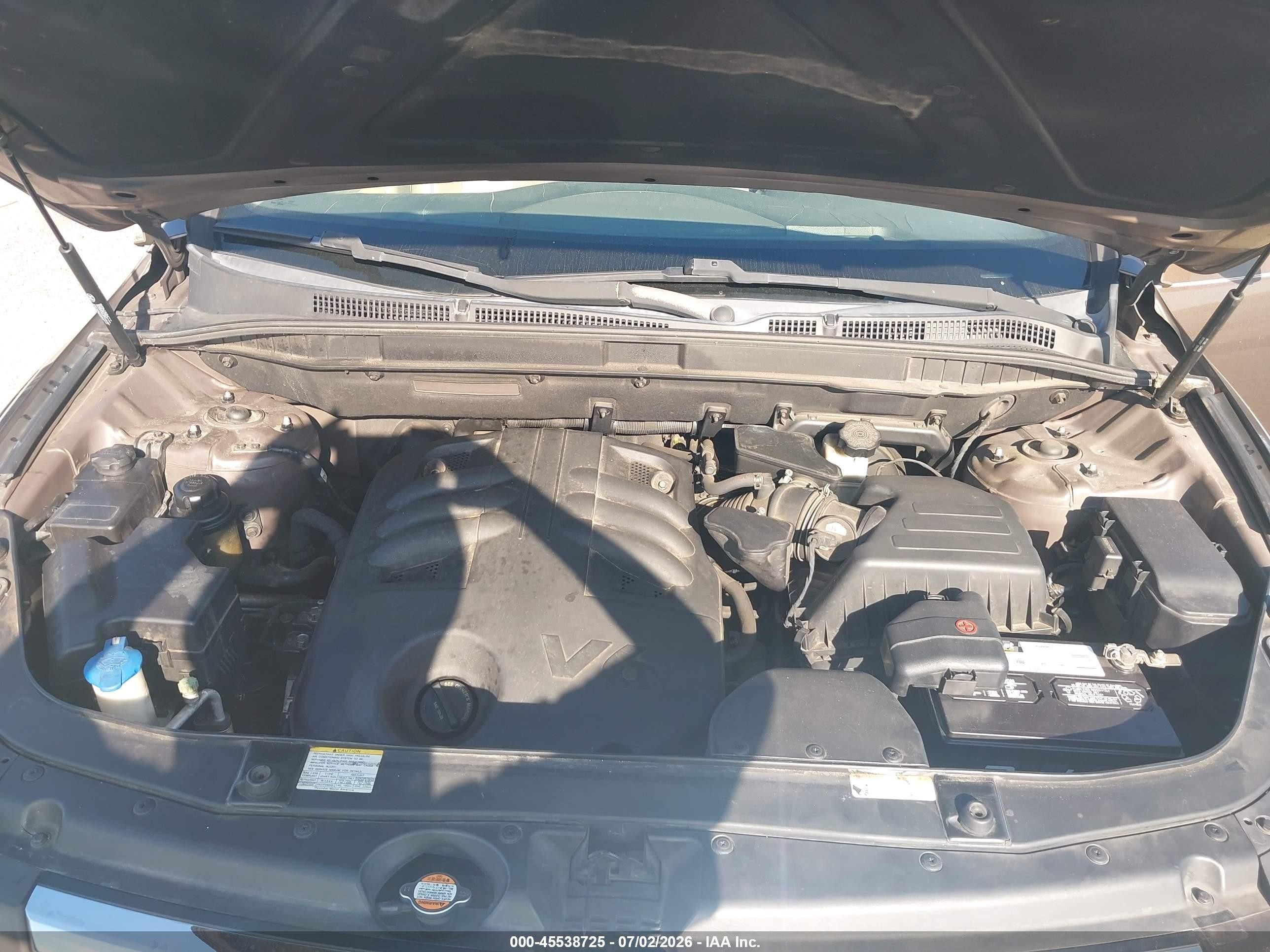 2012 Hyundai Veracruz Limited Blue vin: KM8NUDCC0CU180516