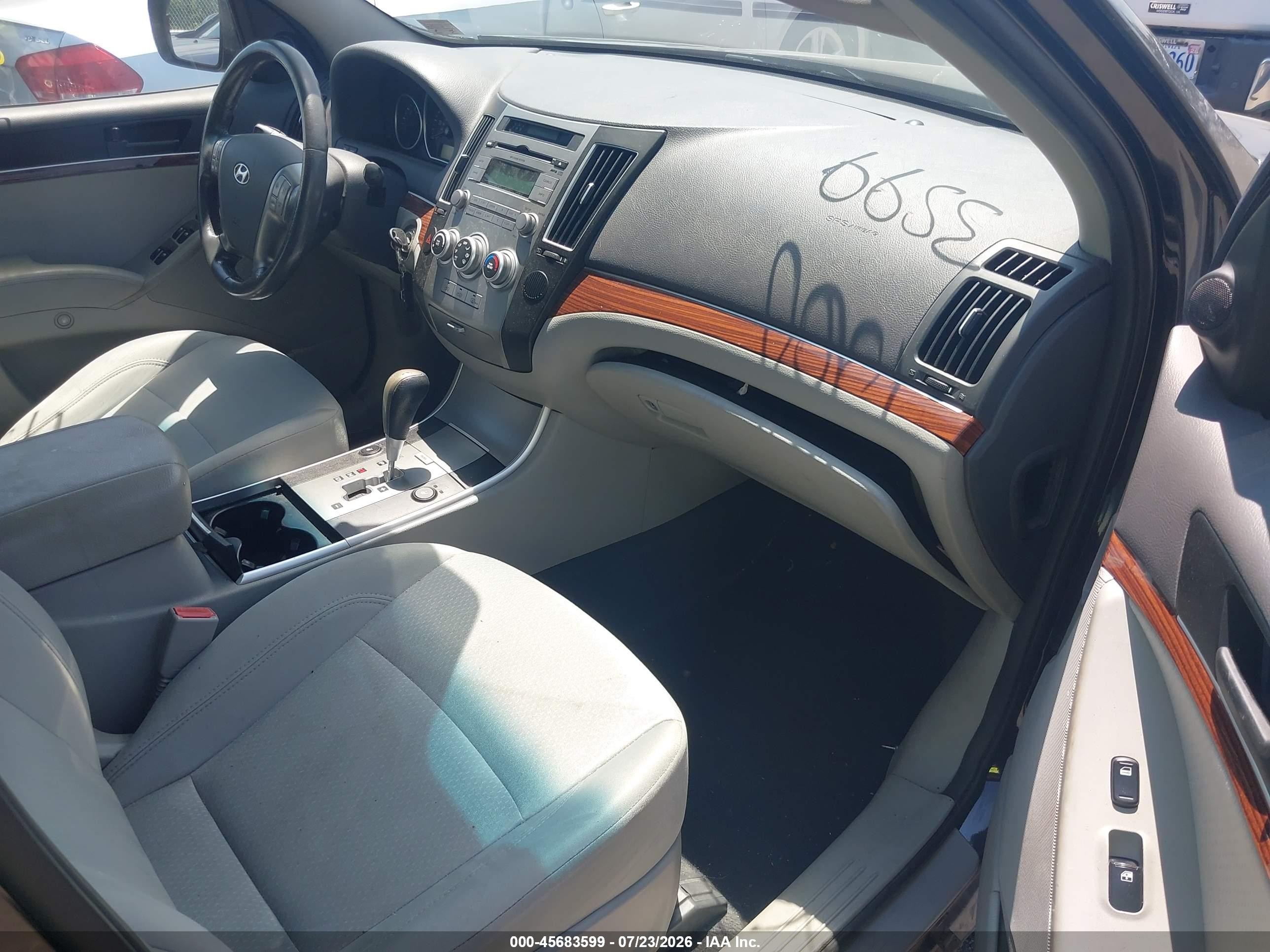 2010 Hyundai Veracruz Gls Black vin: KM8NUDCC1AU107958