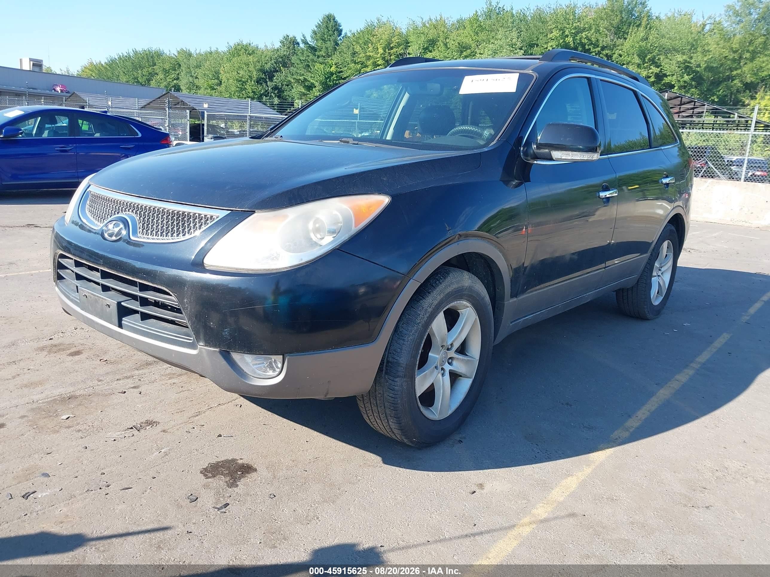 2011 Hyundai Veracruz Limited Black vin: KM8NUDCC1BU148821