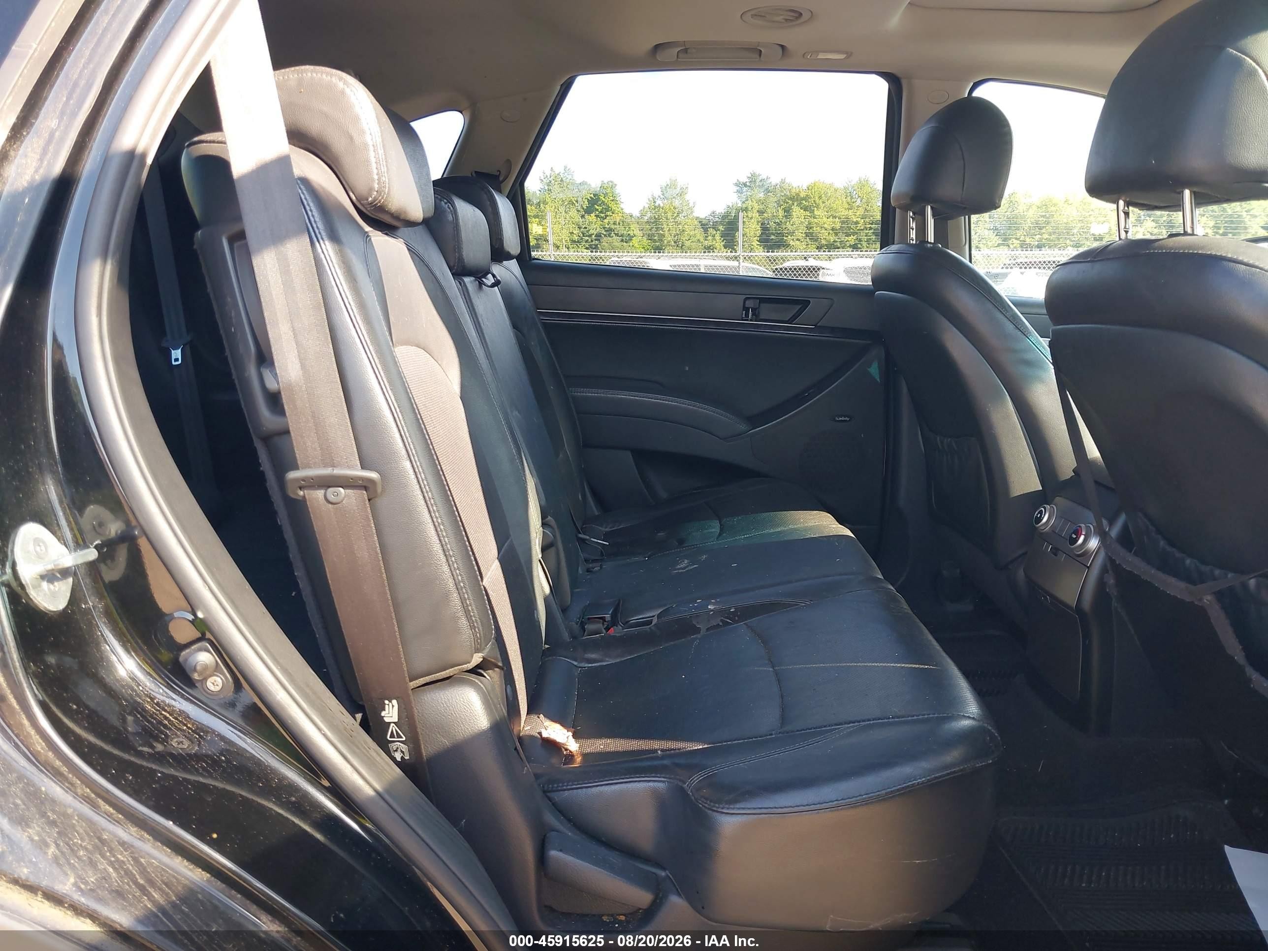 2011 Hyundai Veracruz Limited Black vin: KM8NUDCC1BU148821