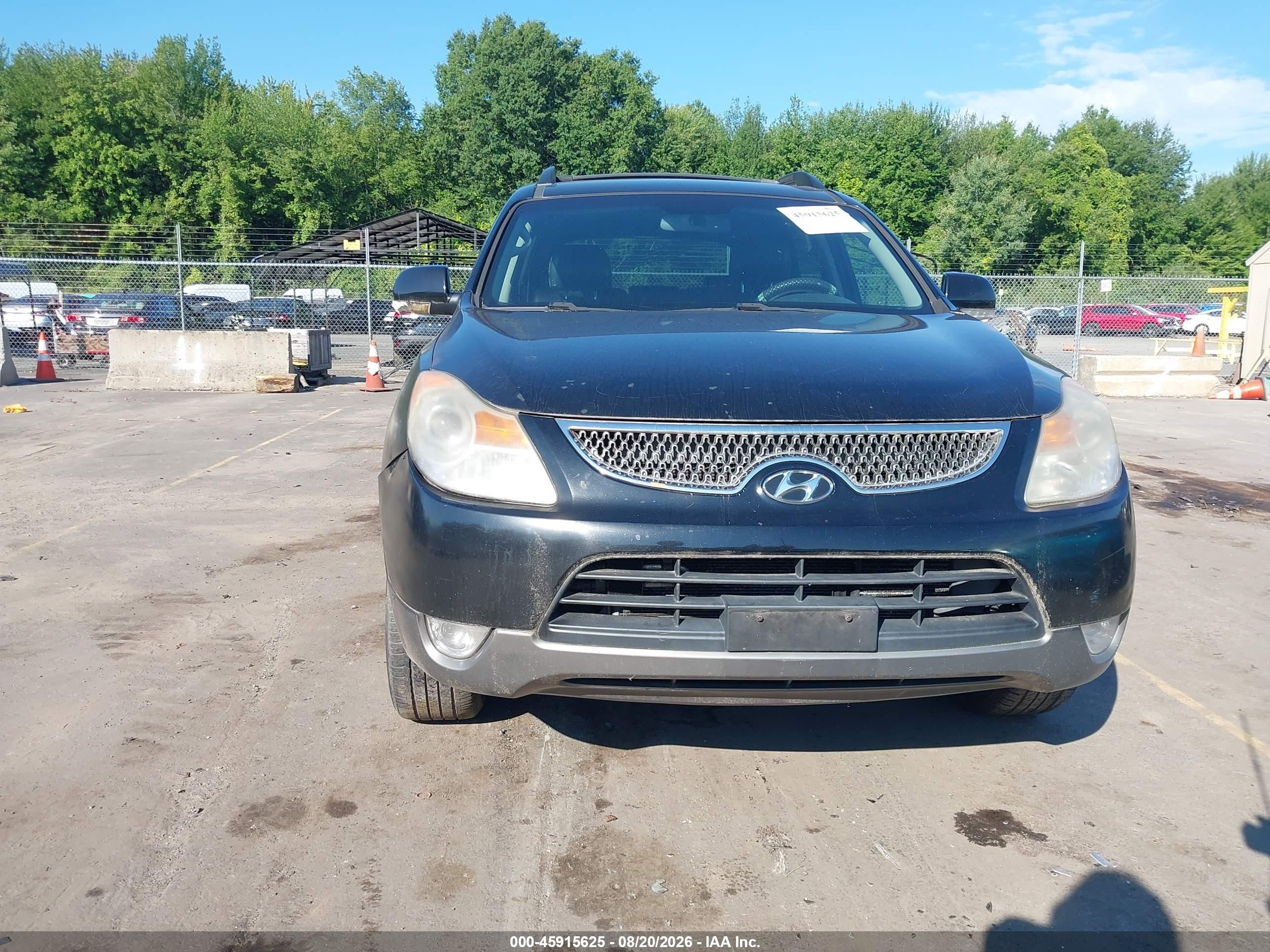 2011 Hyundai Veracruz Limited Black vin: KM8NUDCC1BU148821