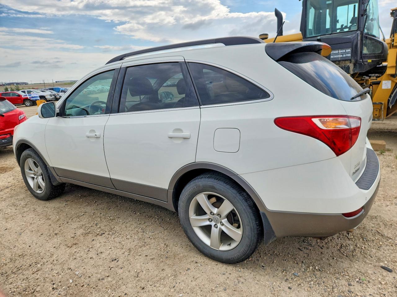 2010 Hyundai Veracruz Gls White vin: KM8NUDCC2AU120573
