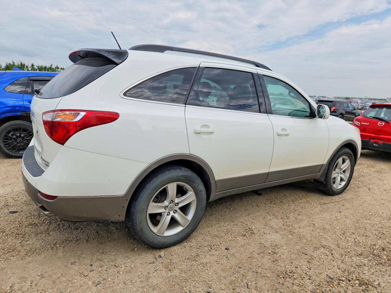 2010 Hyundai Veracruz Gls White vin: KM8NUDCC2AU120573