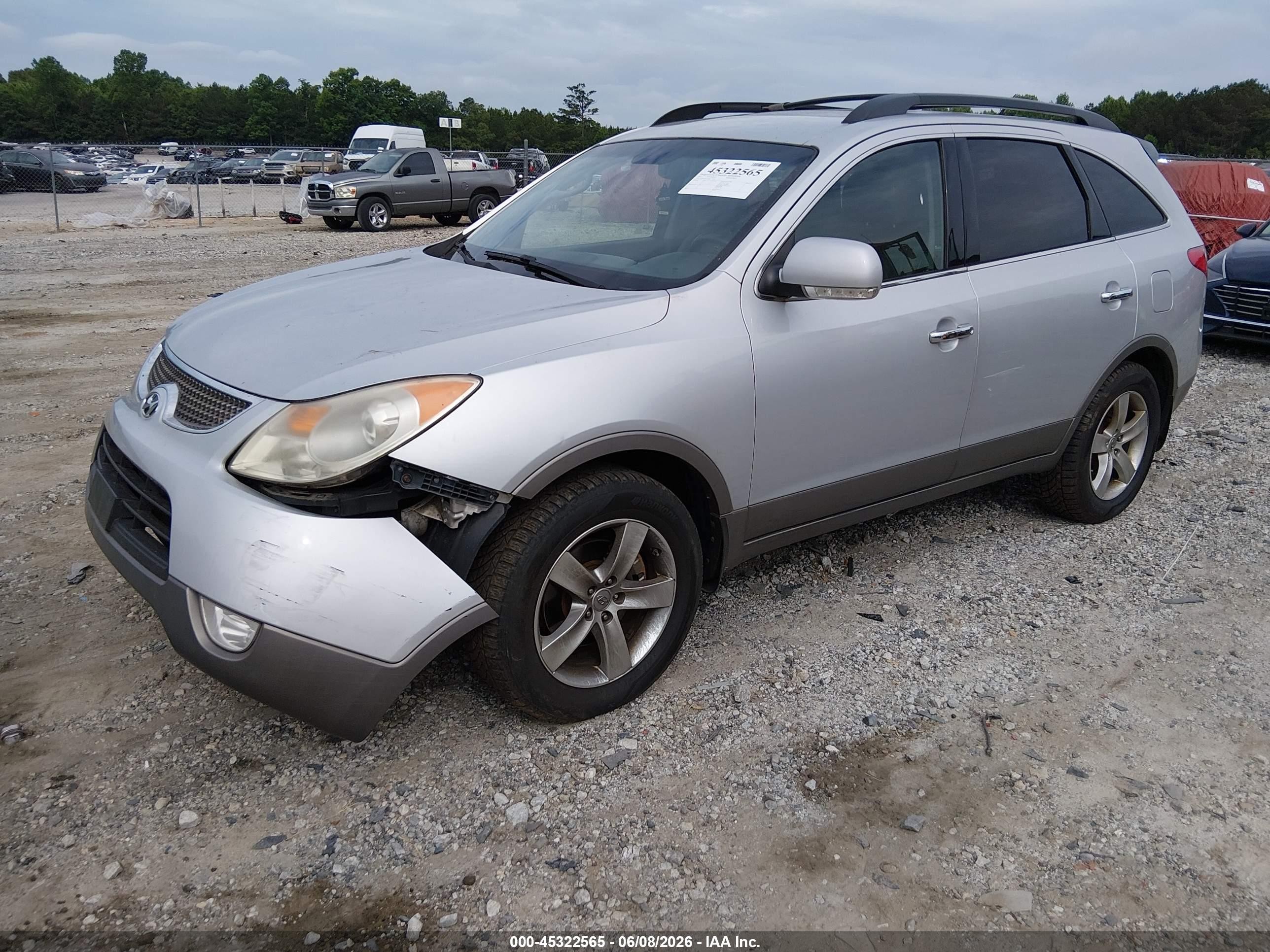 2011 Hyundai Veracruz Limited Silver vin: KM8NUDCC2BU177101
