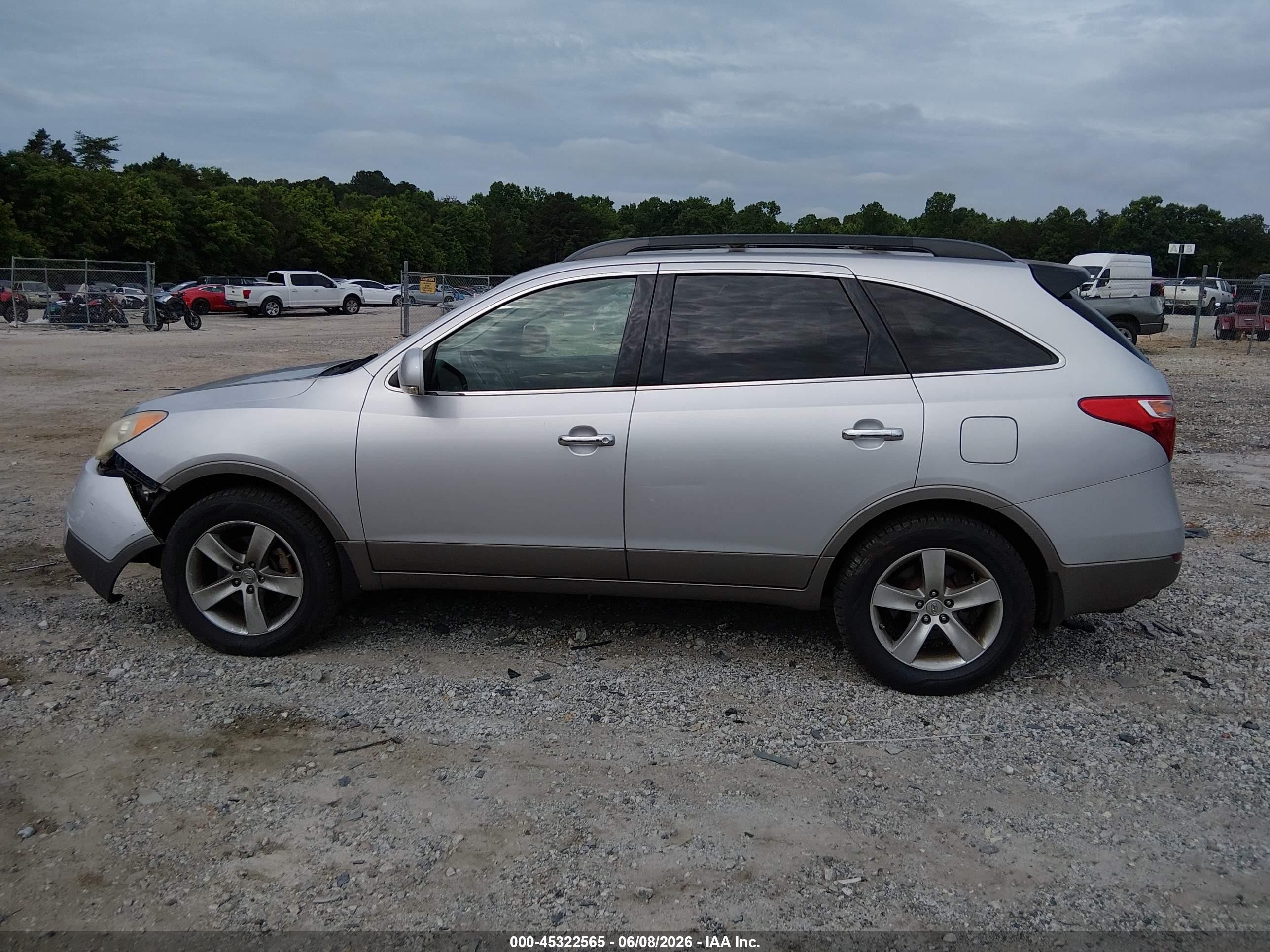 2011 Hyundai Veracruz Limited Silver vin: KM8NUDCC2BU177101
