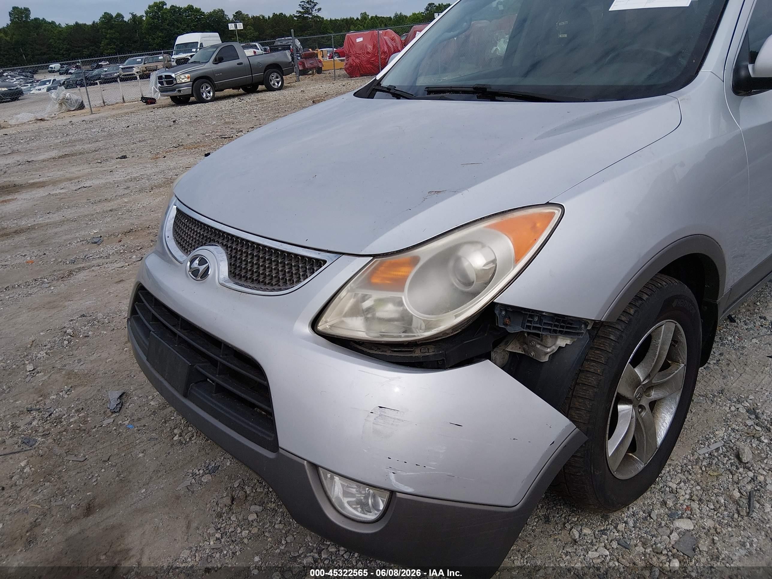 2011 Hyundai Veracruz Limited Silver vin: KM8NUDCC2BU177101