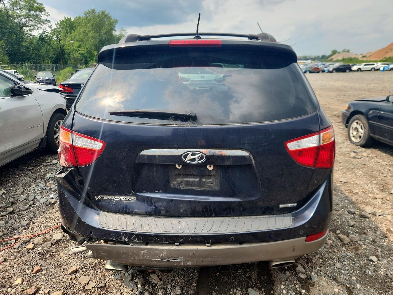 2012 Hyundai Veracruz Gls Blue vin: KM8NUDCC2CU186592