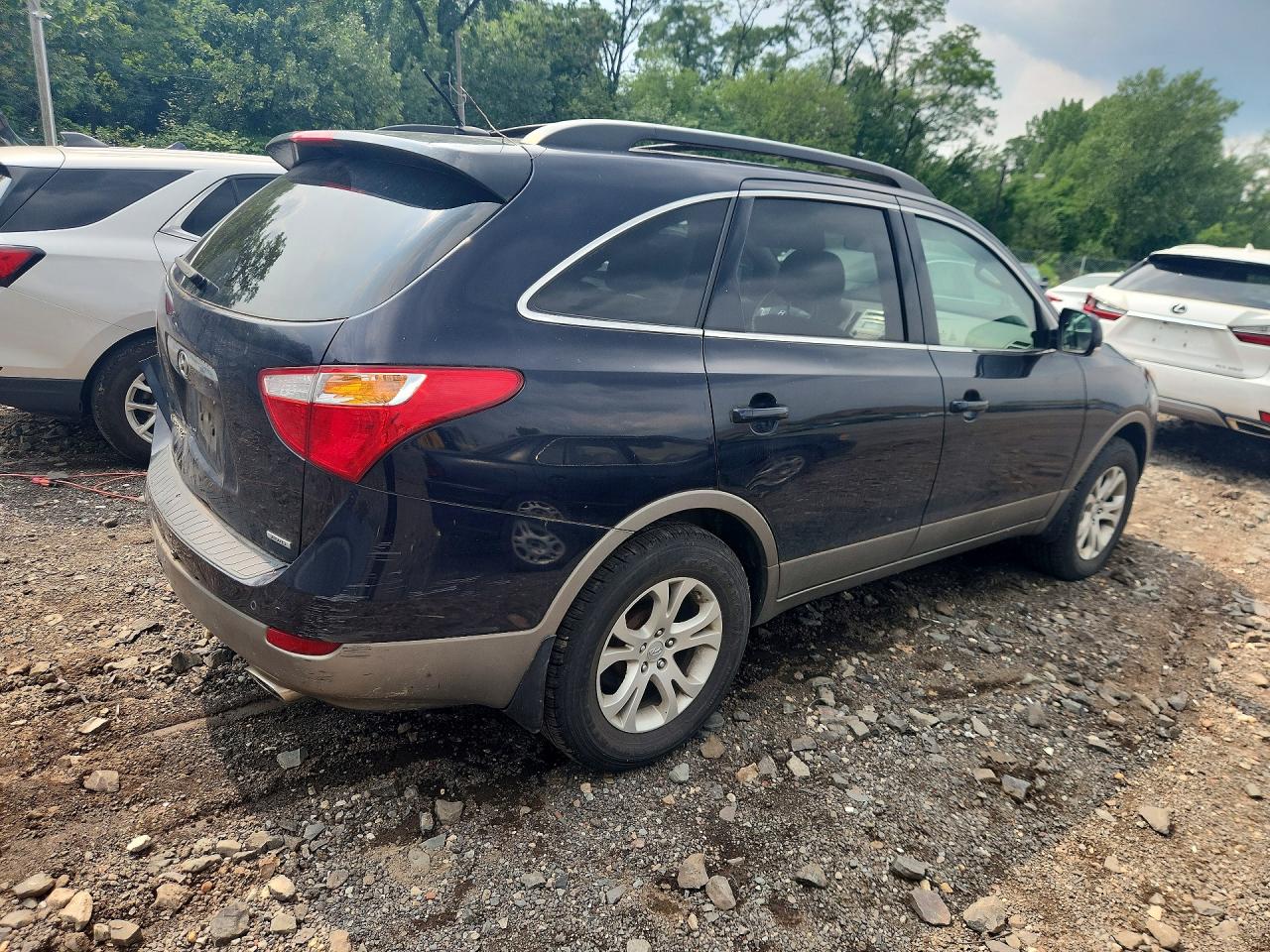2012 Hyundai Veracruz Gls Blue vin: KM8NUDCC2CU186592