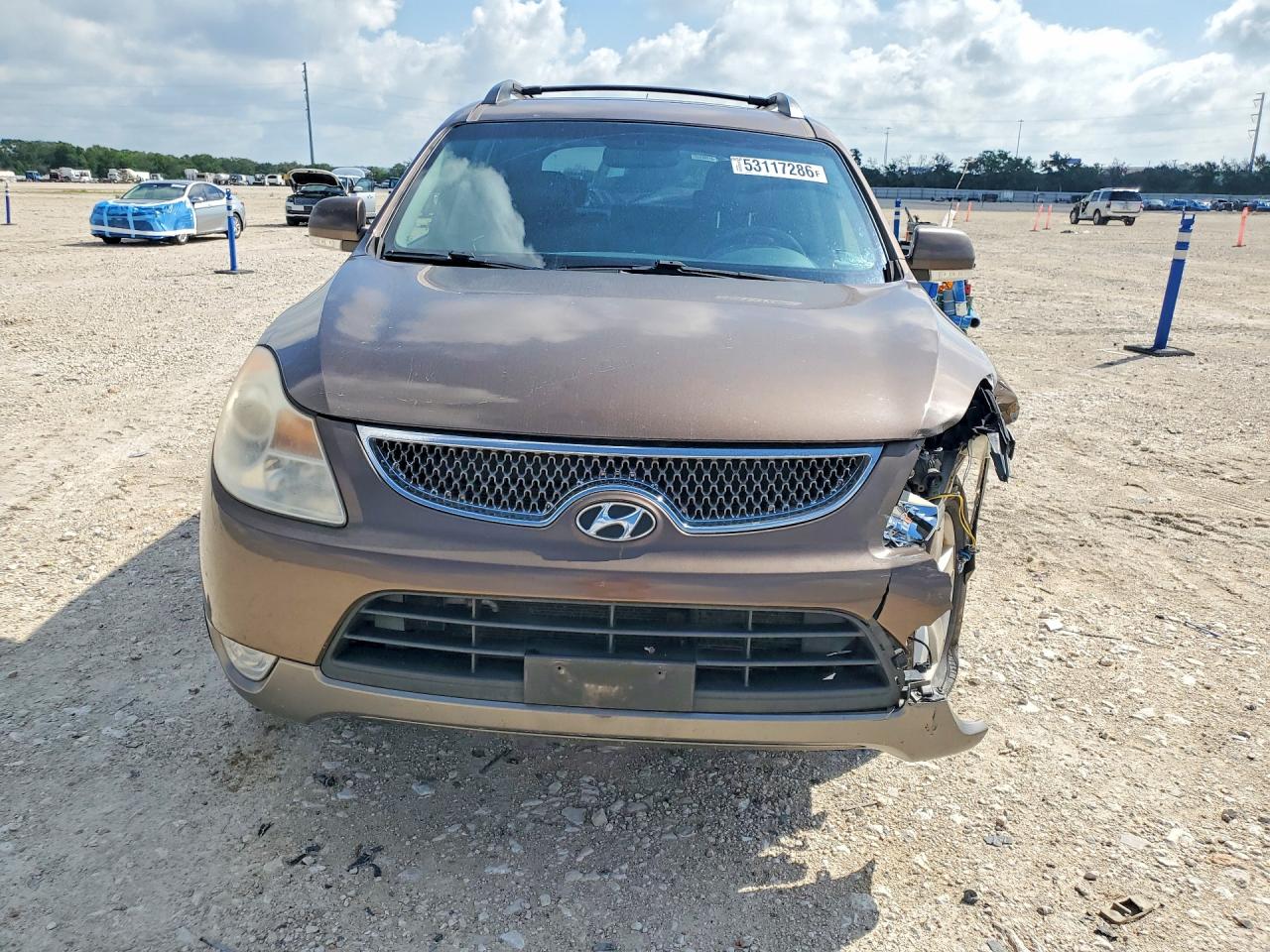 2010 Hyundai Veracruz Limited Коричневый vin: KM8NUDCC3AU134515
