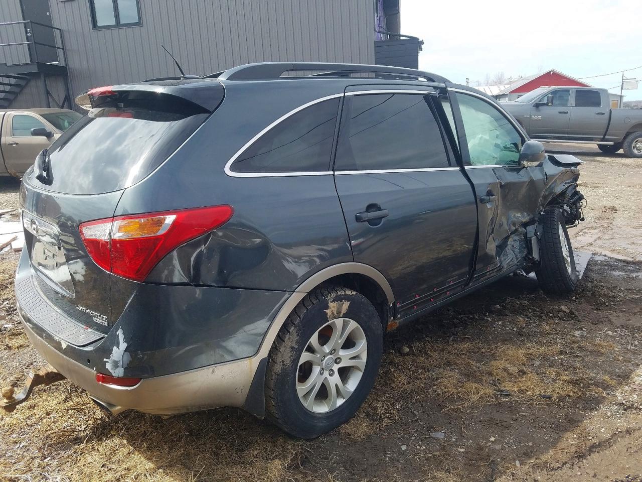2012 Hyundai Veracruz Gls Gray vin: KM8NUDCC3CU181689