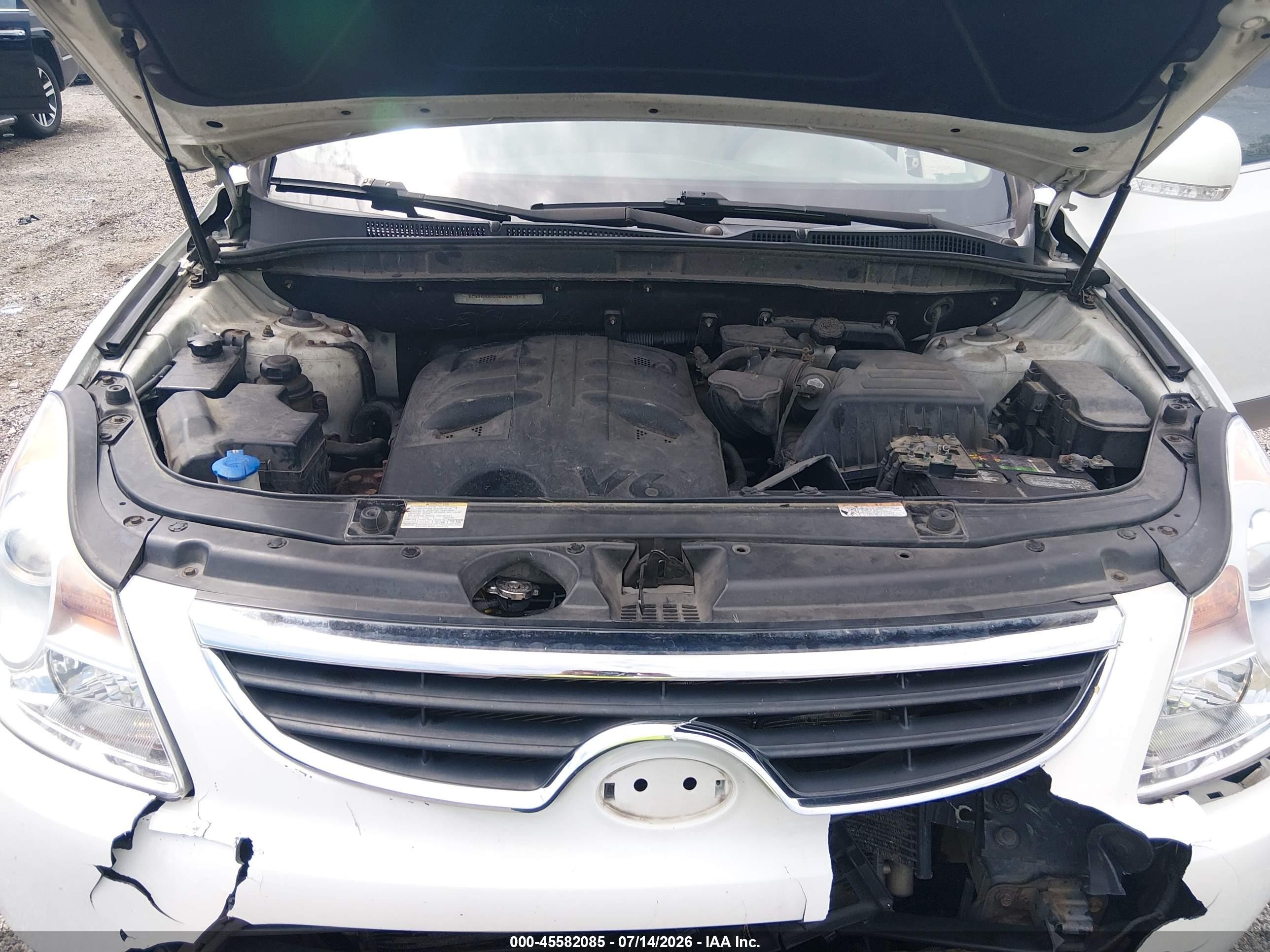 2012 Hyundai Veracruz Limited White vin: KM8NUDCC3CU187573