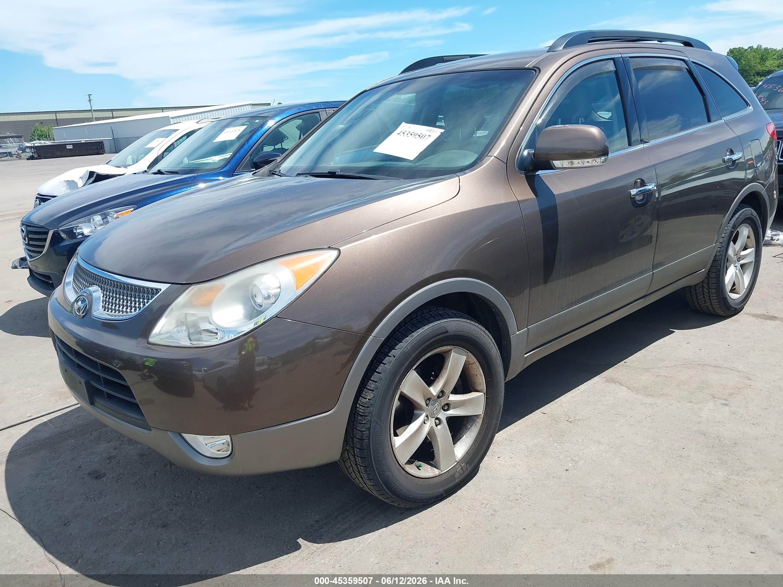 2011 Hyundai Veracruz Limited Brown vin: KM8NUDCC4BU170618