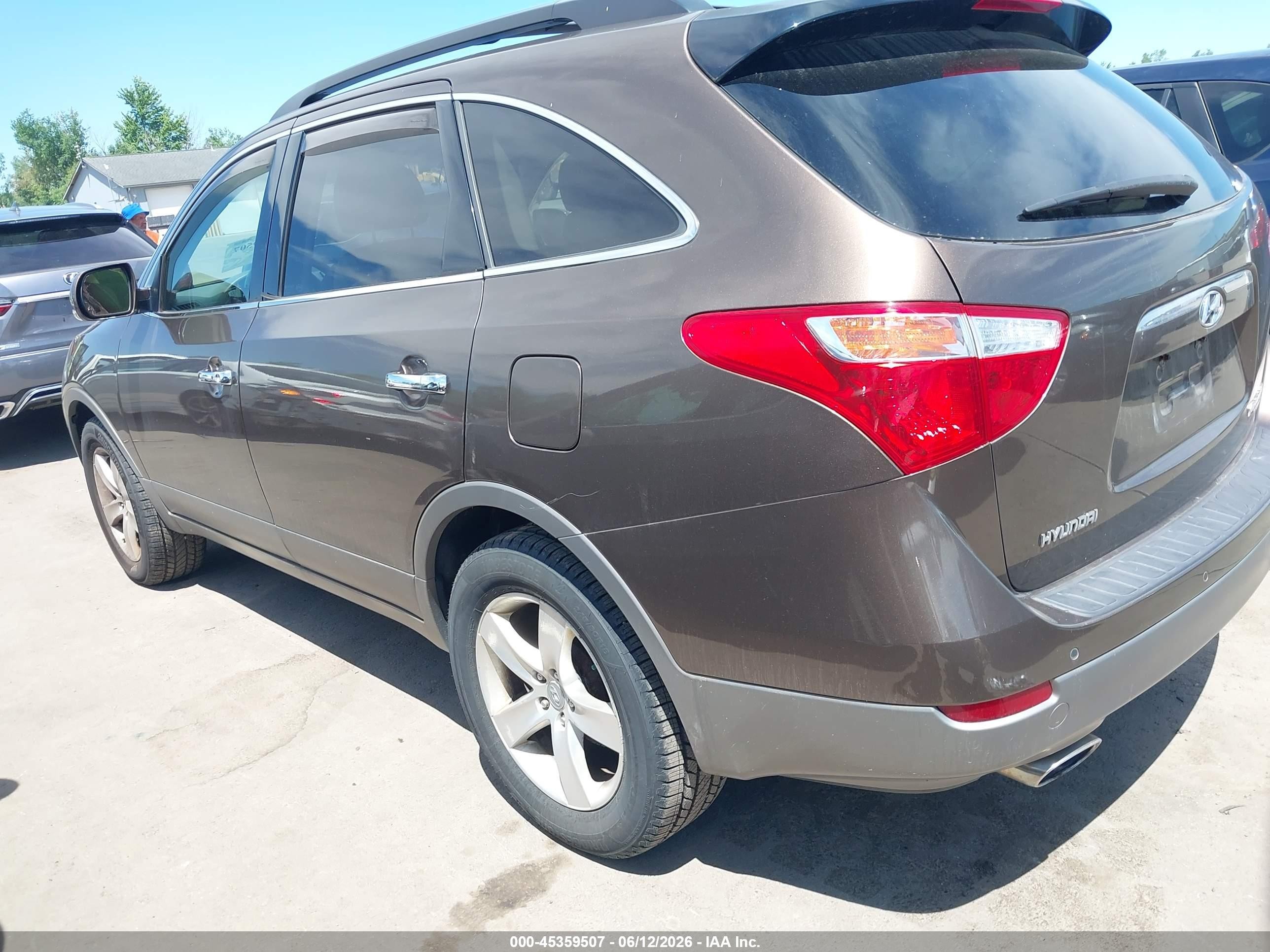 2011 Hyundai Veracruz Limited Brown vin: KM8NUDCC4BU170618