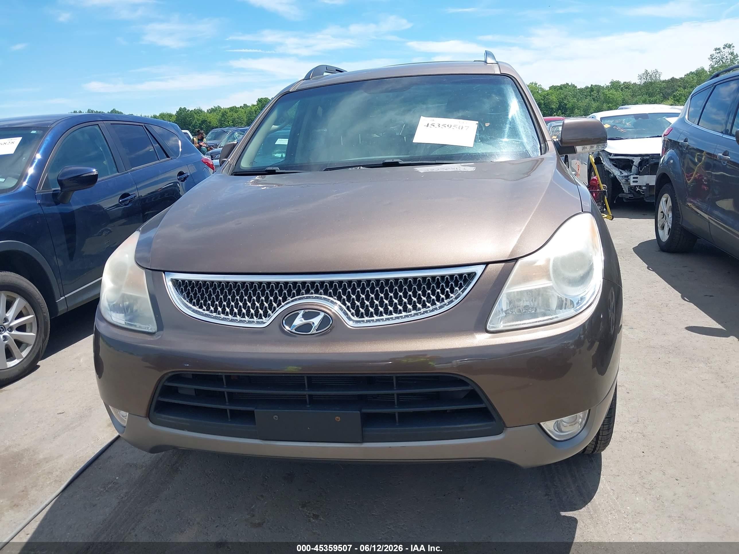 2011 Hyundai Veracruz Limited Brown vin: KM8NUDCC4BU170618