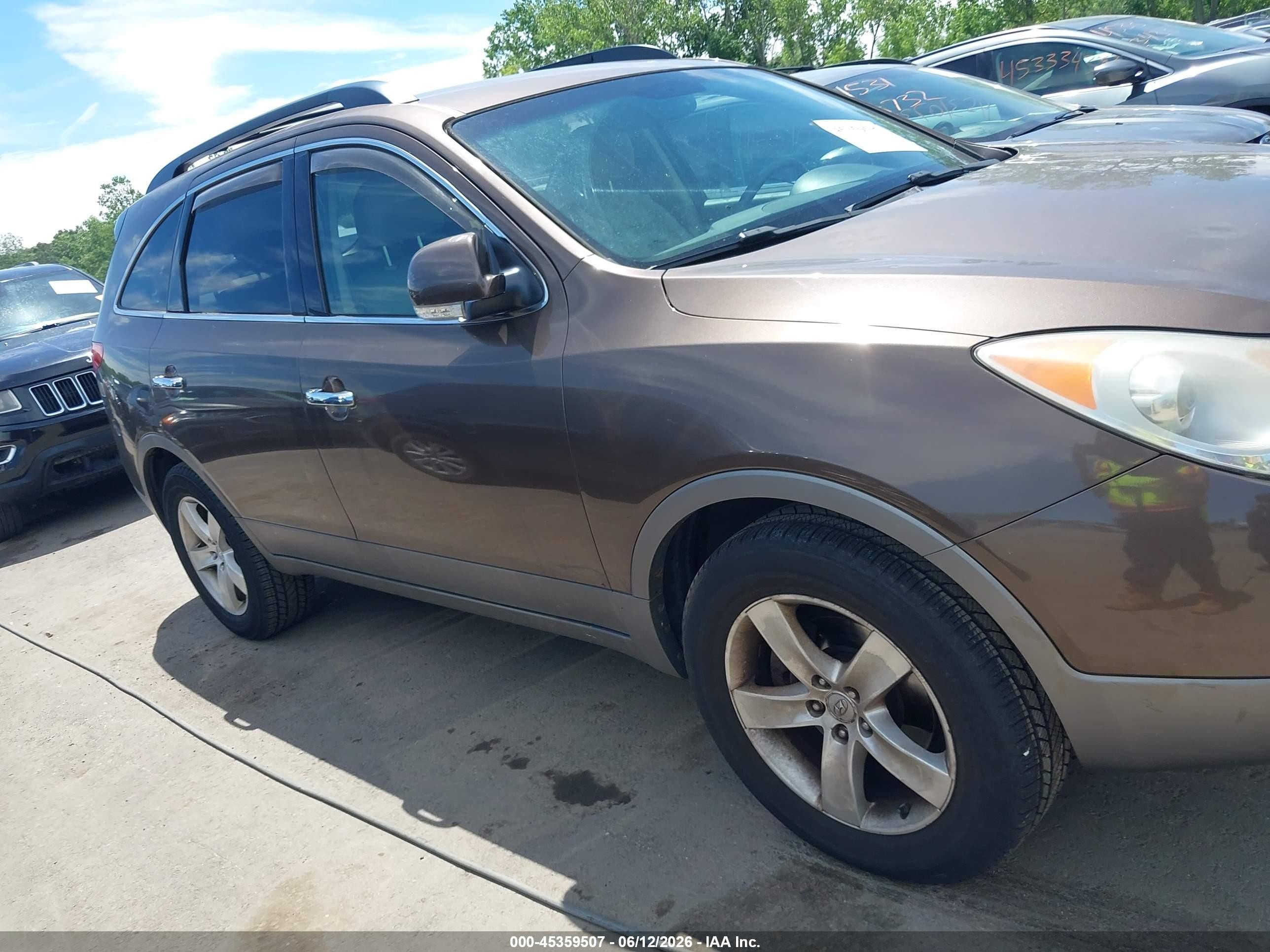 2011 Hyundai Veracruz Limited Brown vin: KM8NUDCC4BU170618